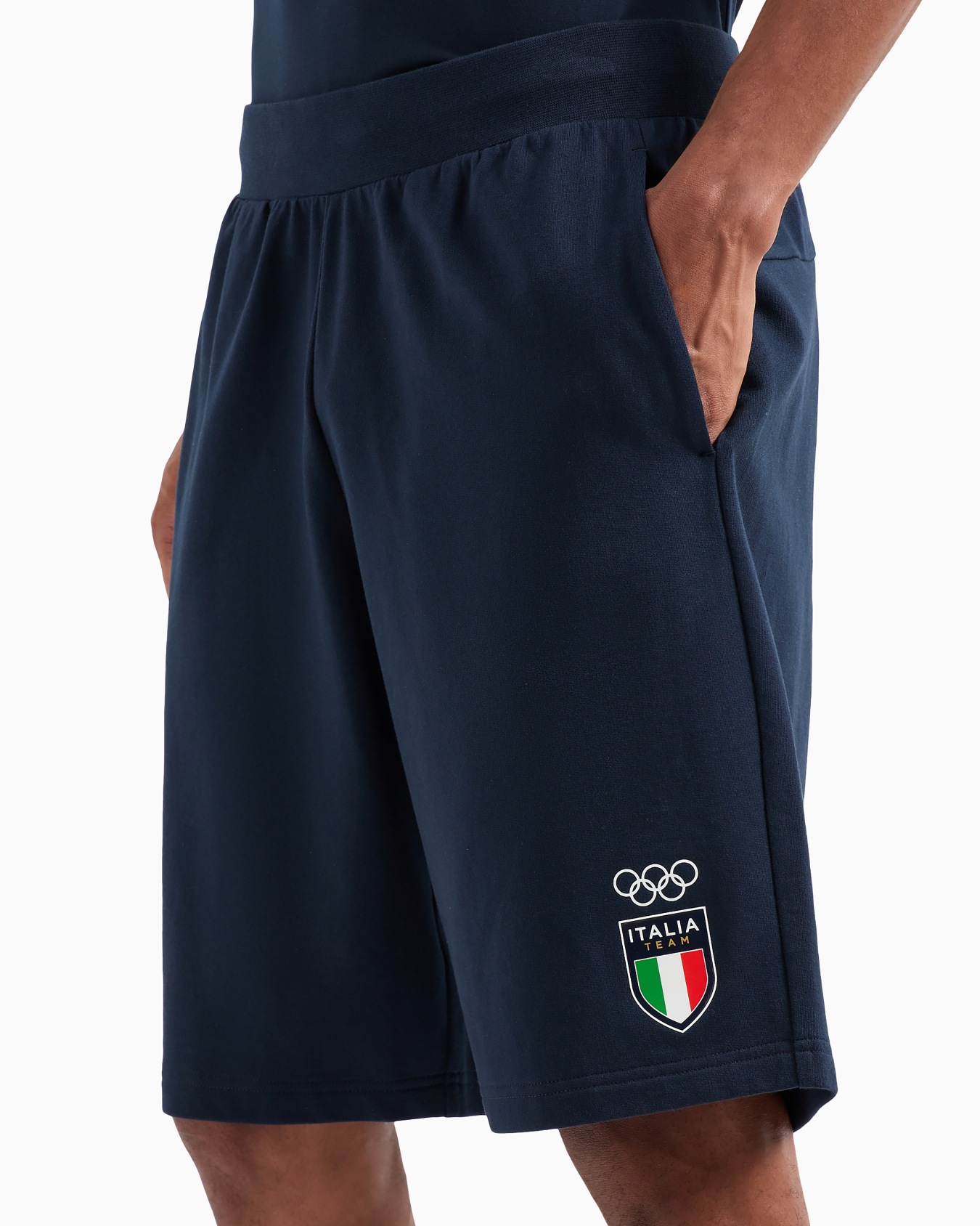 Bermuda homme Italia Team Paris 2024 en tissu technique Natural VENTUS7 Diapositive 4