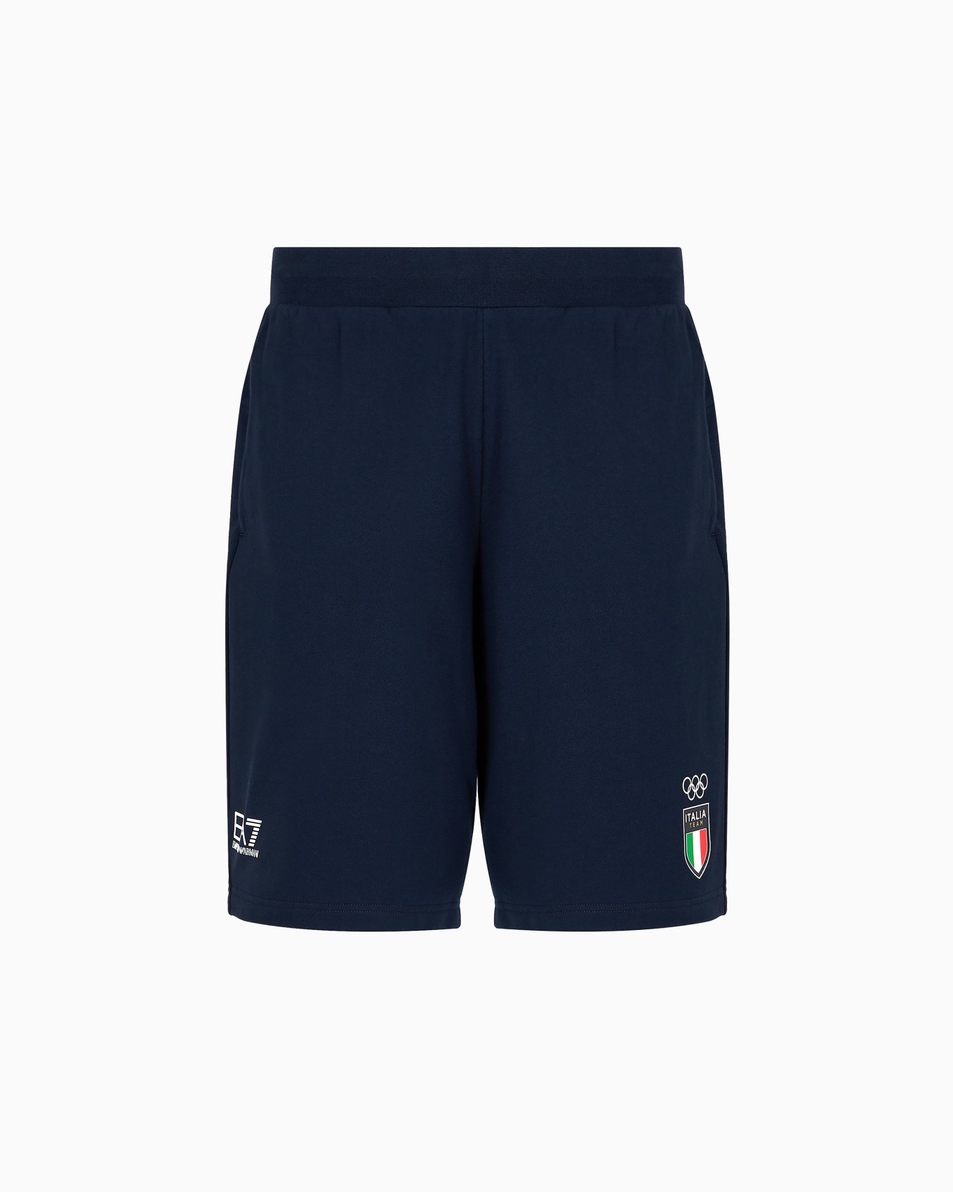Bermuda homme Italia Team Paris 2024 en tissu technique Natural VENTUS7 Diapositive 0