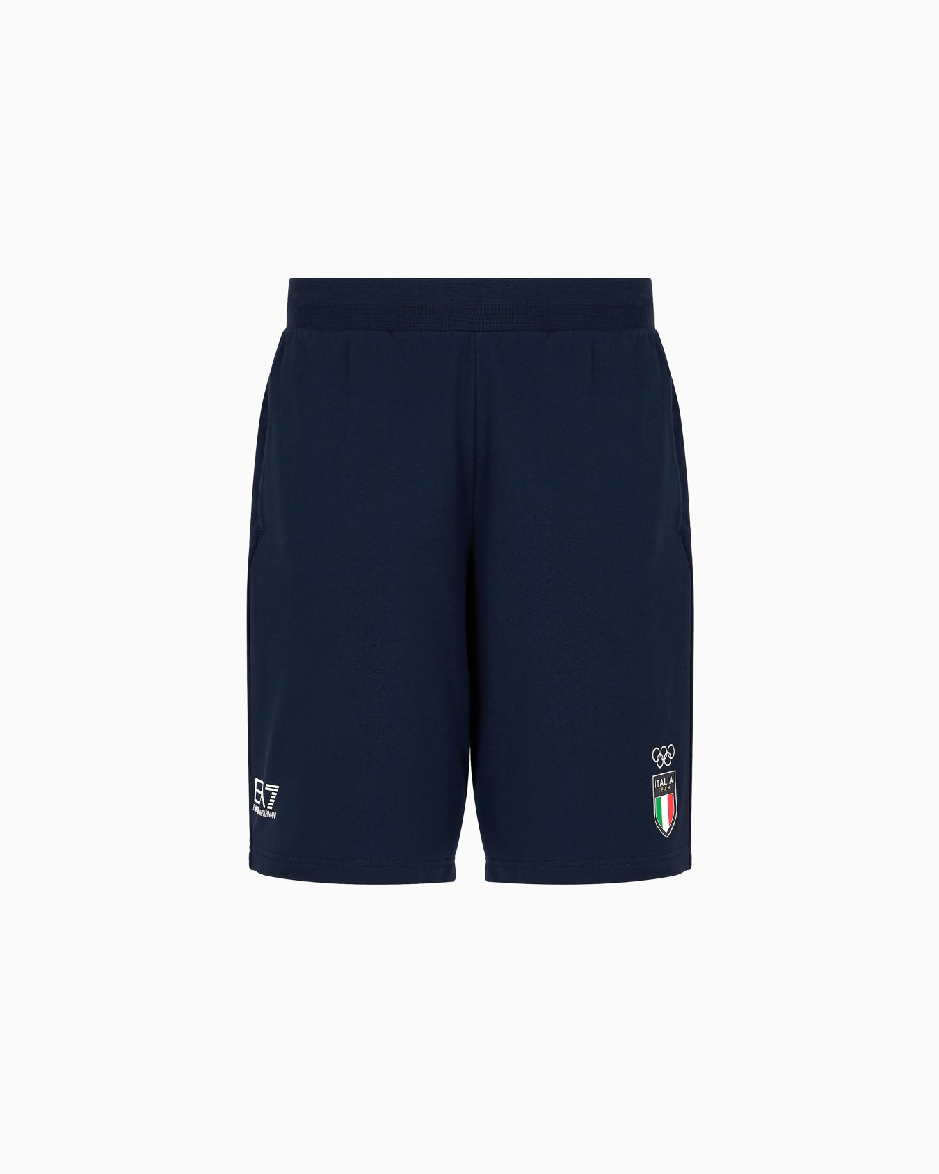 Italia Team Paris 2024 men’s Bermuda shorts in Natural VENTUS7 technical fabric Slide 0