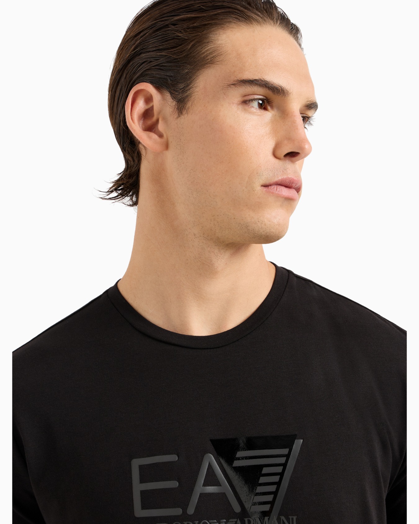 Recycled fabric and stretch cotton Visibility T-shirt Slide 4