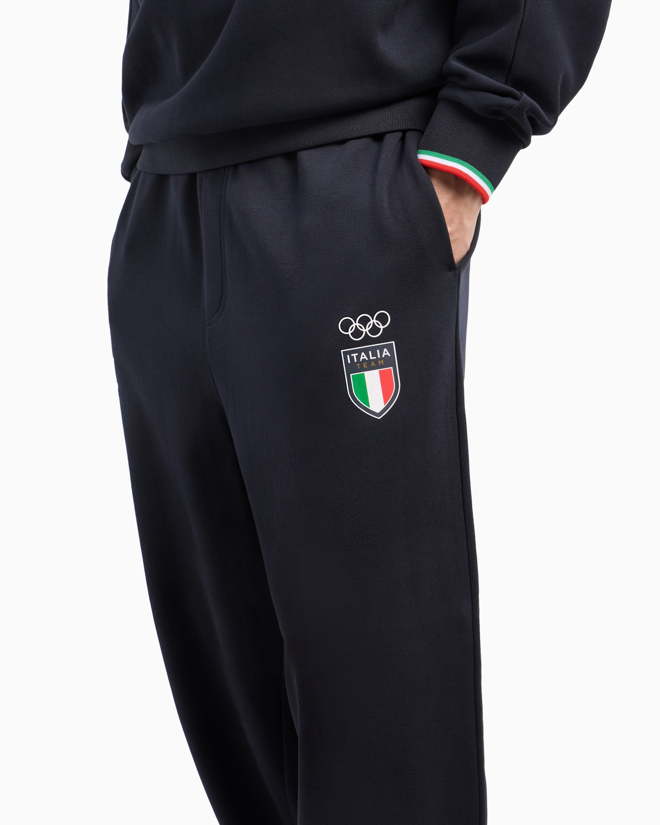 Italia Team Paris 2024 Trainingsanzug für die Siegerehrung für Herren Folie 4