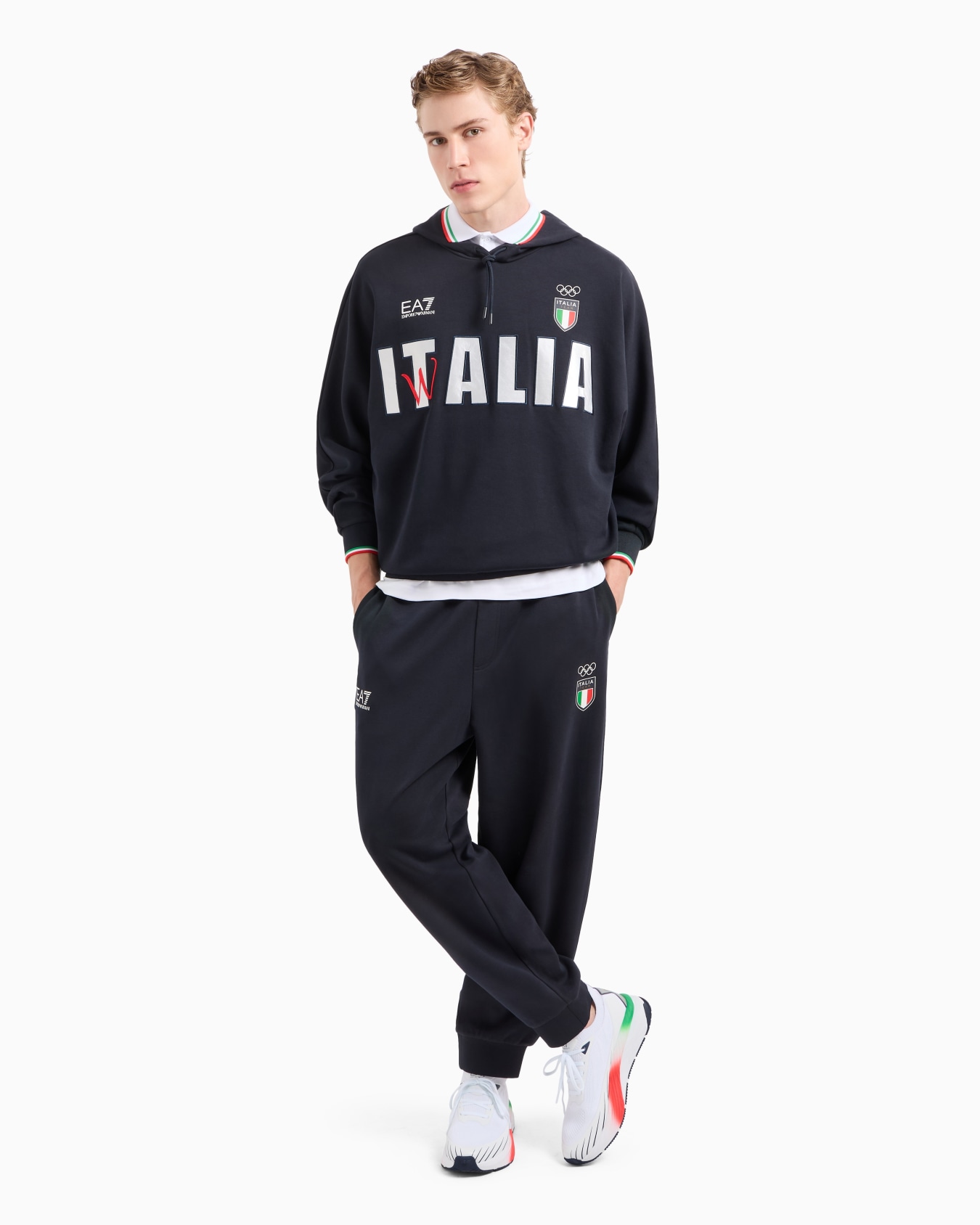 Italia Team Paris 2024 Trainingsanzug für die Siegerehrung für Herren Folie 3