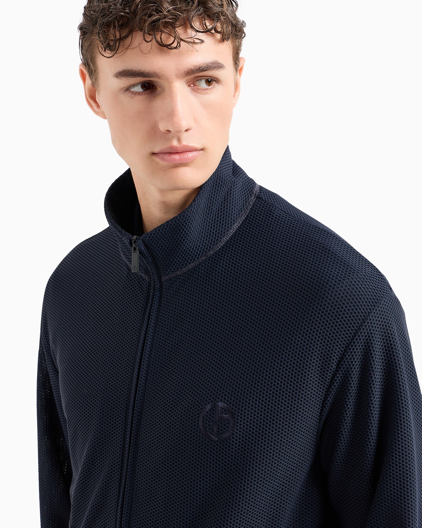 Stretch jersey blouson Slide 4