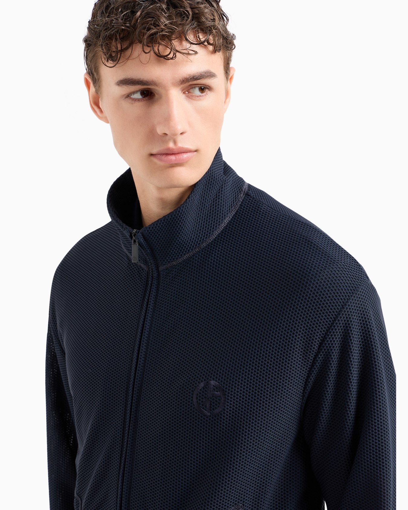 Stretch jersey blouson Slide 4