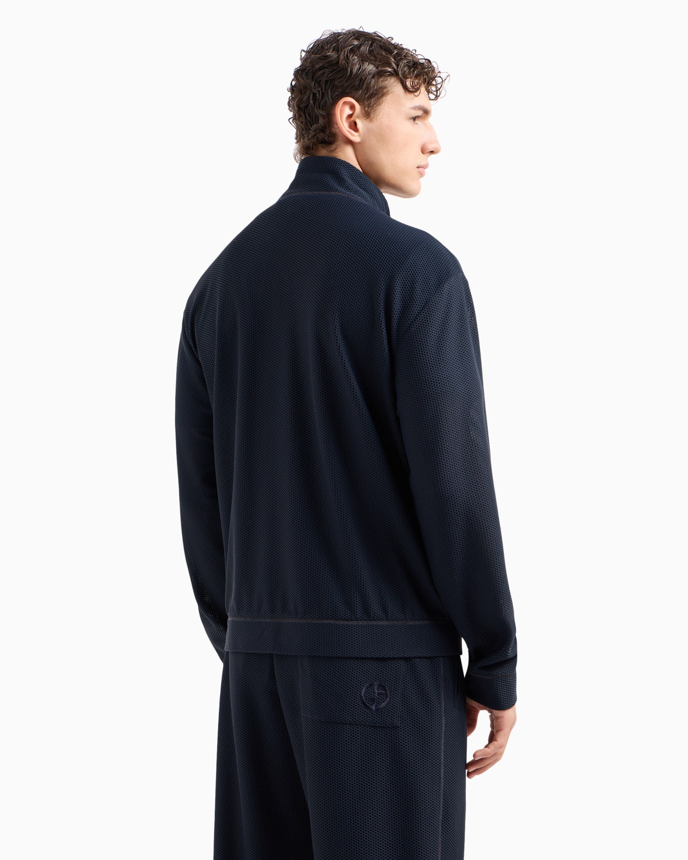 Stretch jersey blouson Slide 2