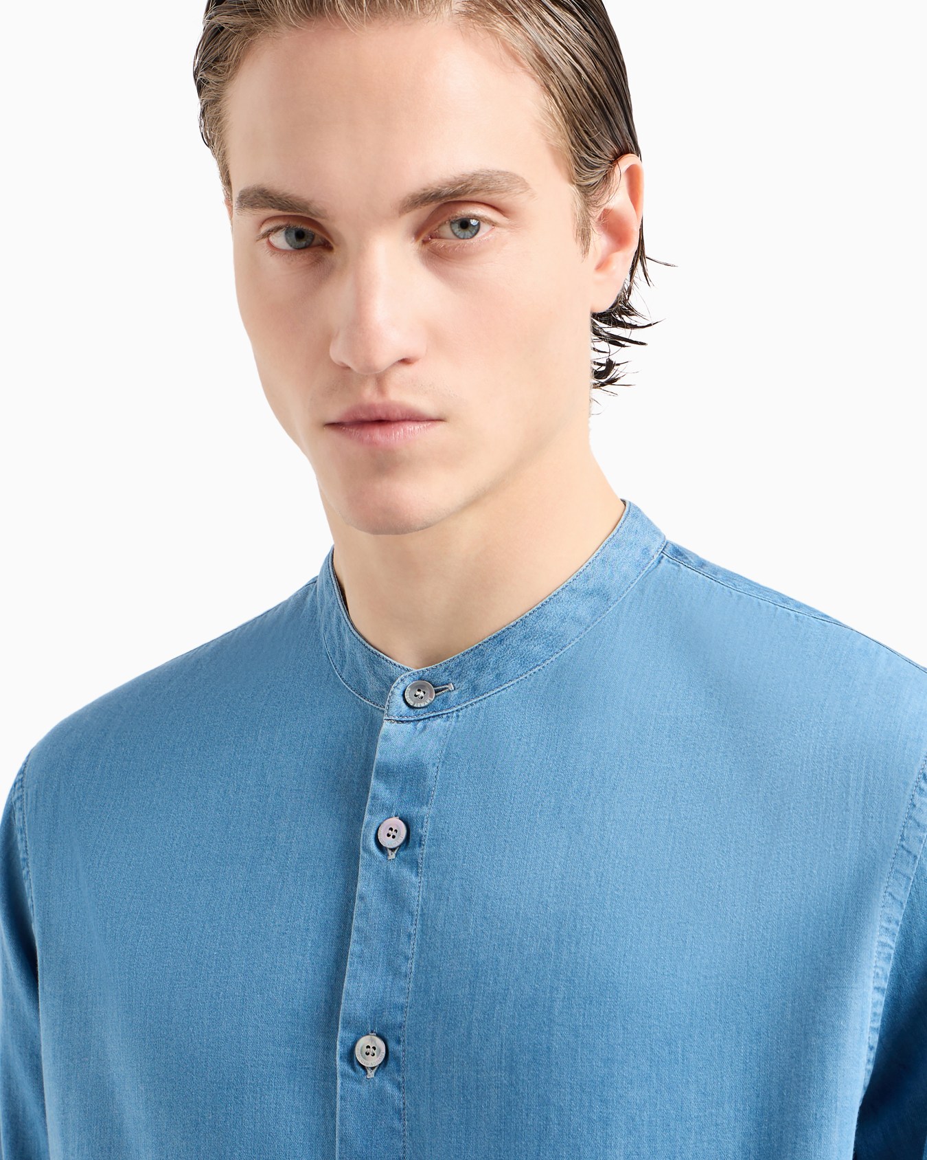 Denim Collection cotton denim shirt Slide 4
