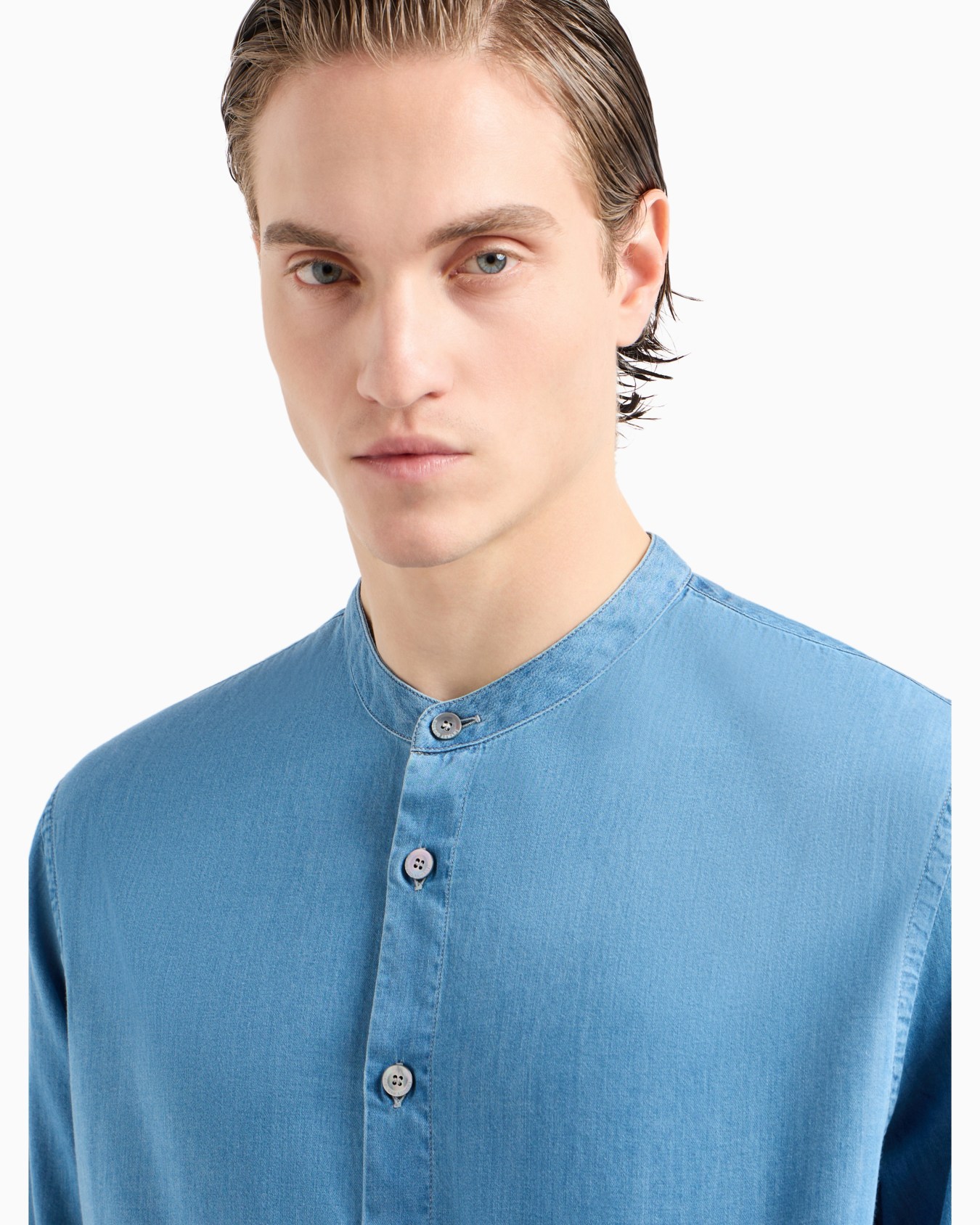 Denim Collection cotton denim shirt Slide 4