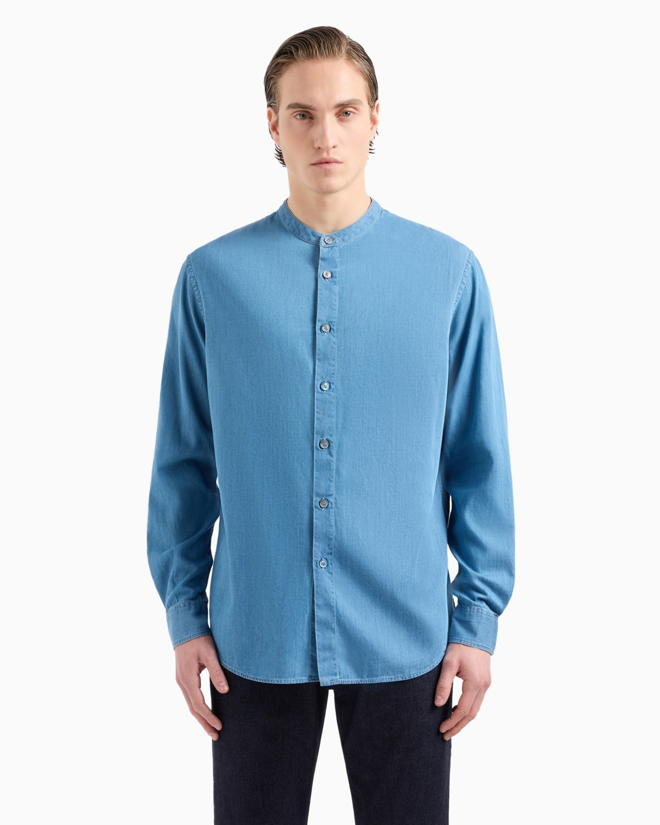 Denim Collection cotton denim shirt Slide 1
