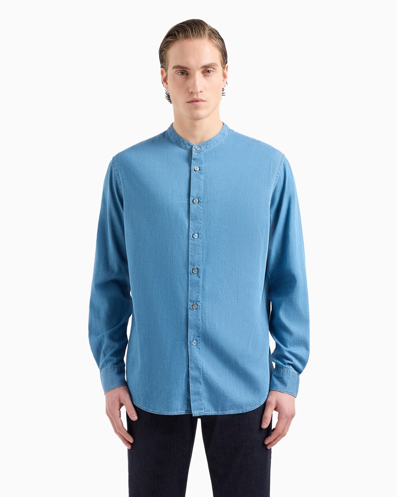 Denim Collection cotton denim shirt Slide 3