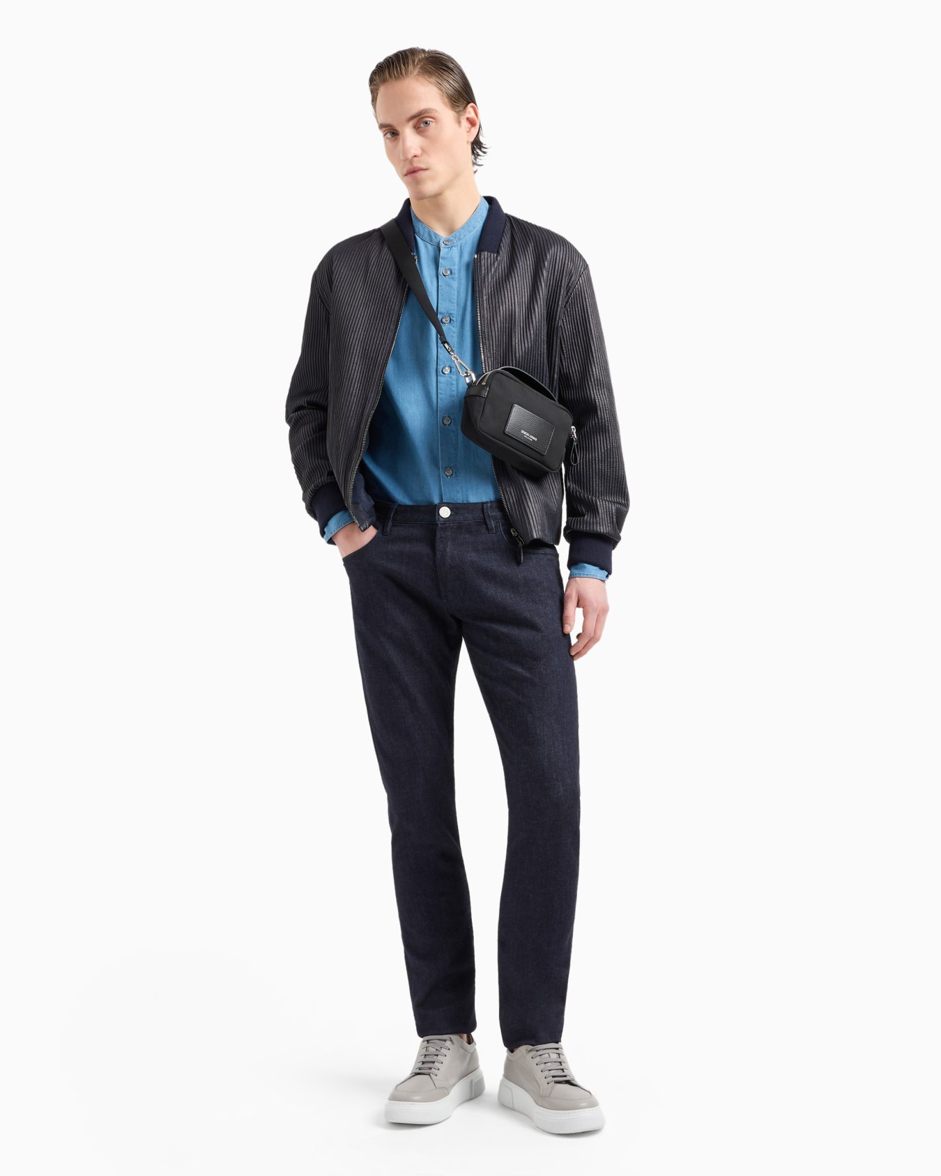 Denim Collection cotton denim shirt Slide 3