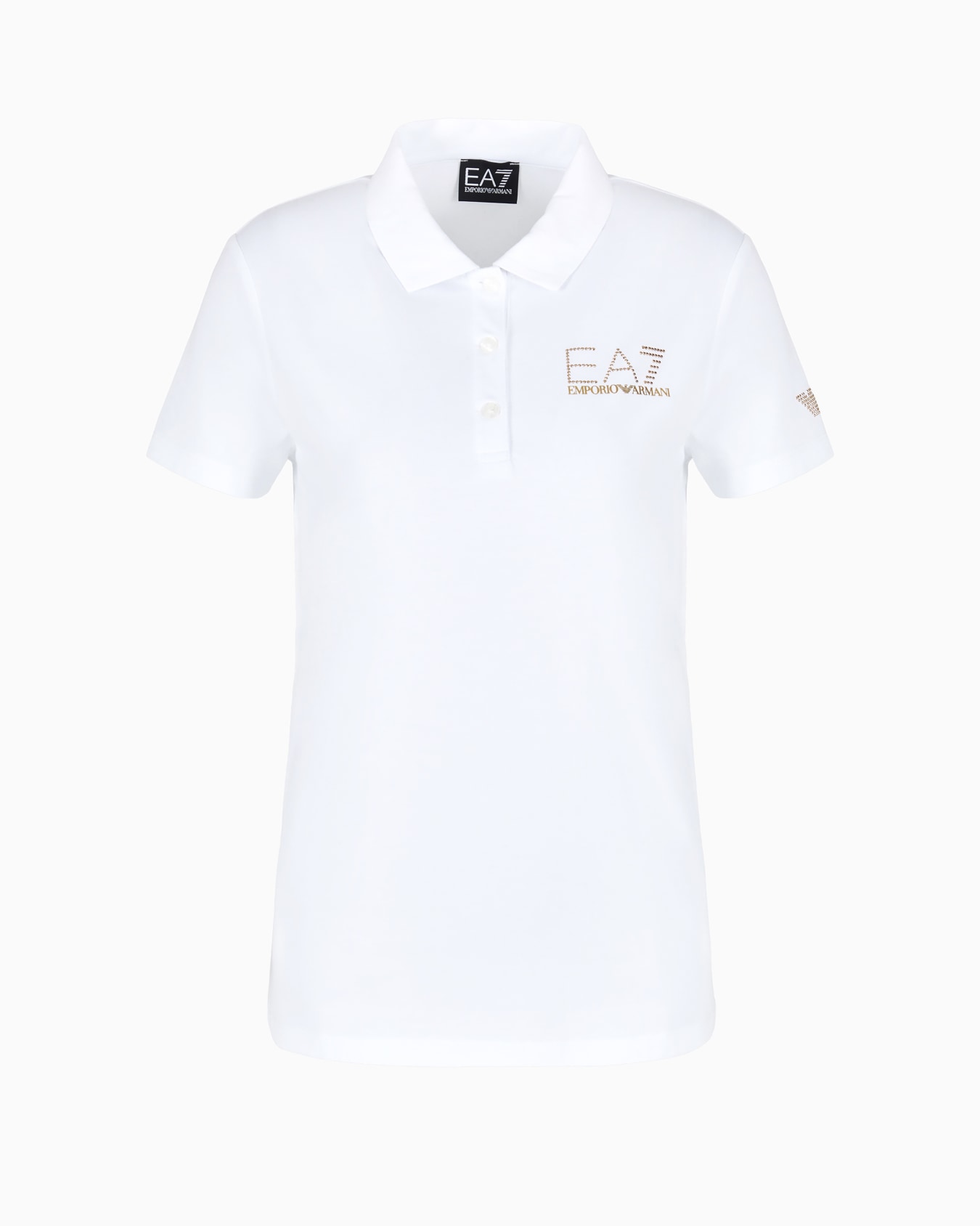Evolution short-sleeved polo shirt in a cotton and modal blend Slide 0