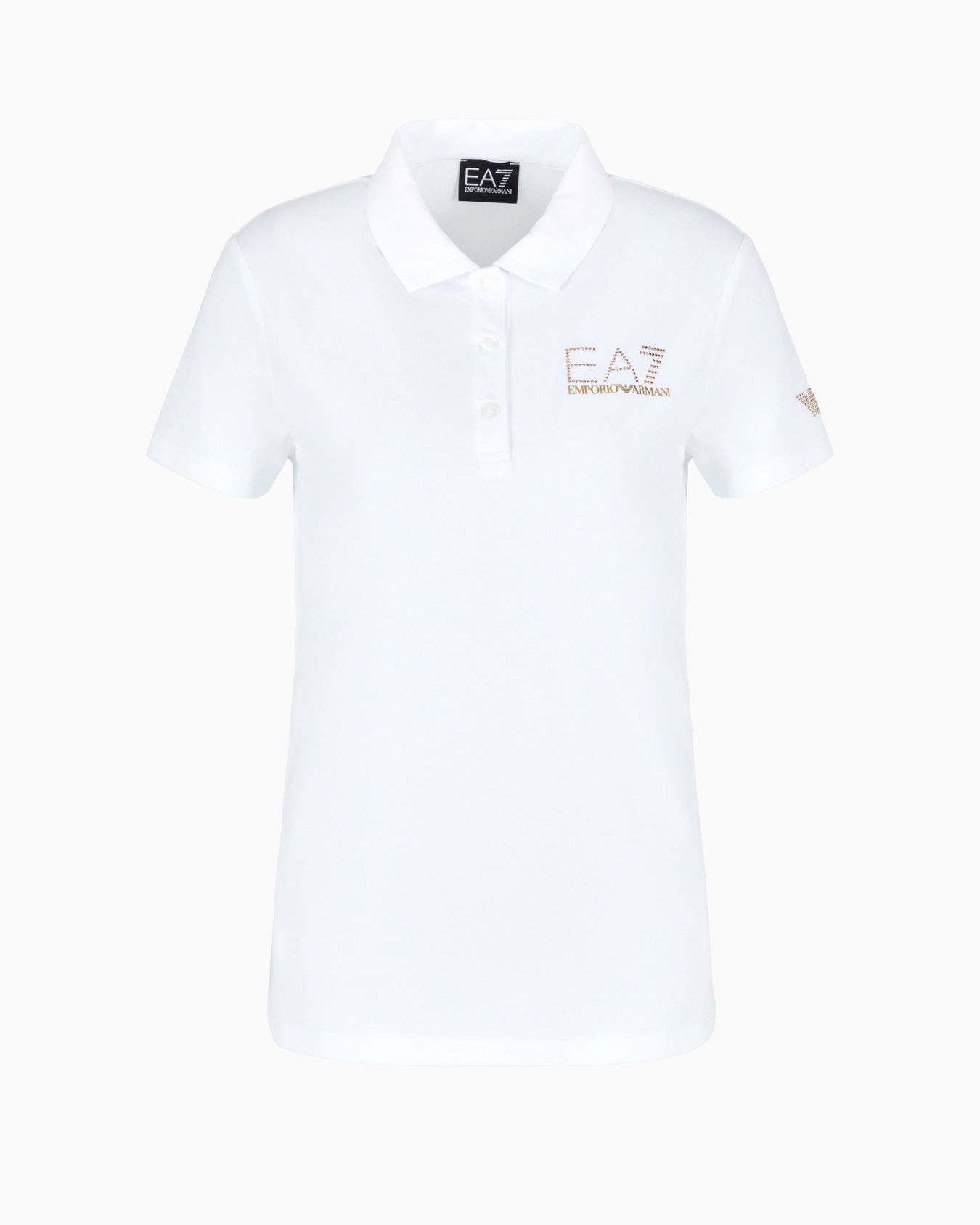 Evolution short-sleeved polo shirt in a cotton and modal blend Slide 0