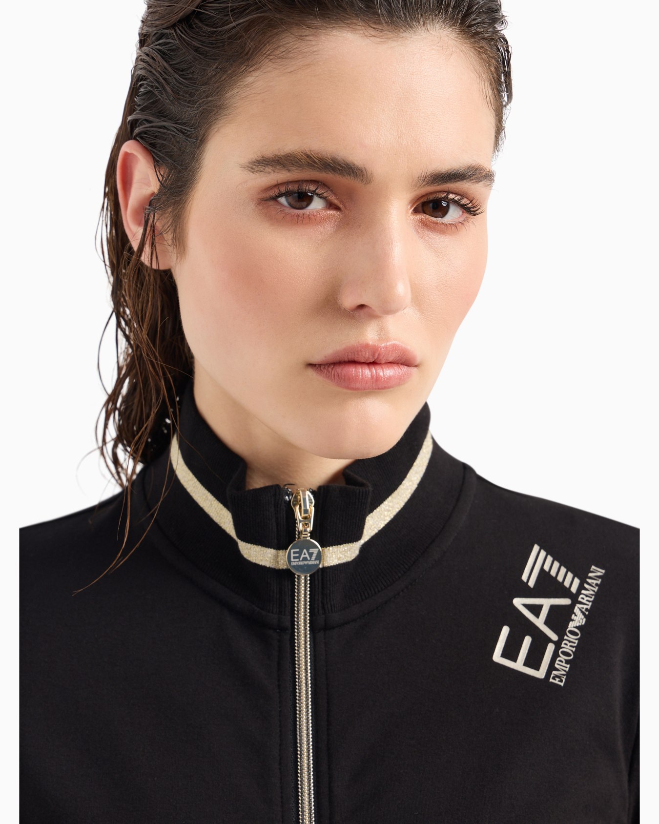 Core Lady stretch-cotton tracksuit Slide 4