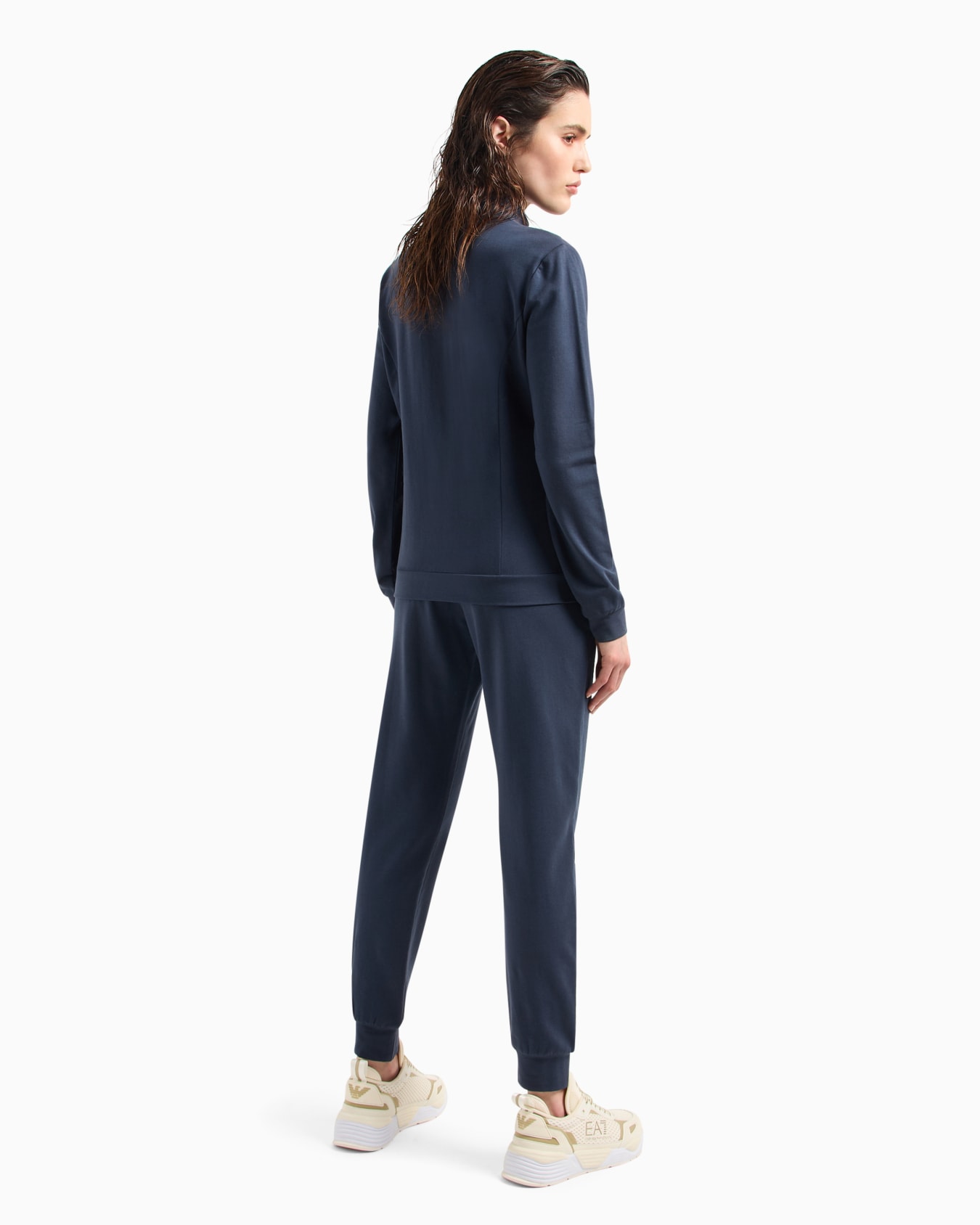 ASV organic cotton-blend tracksuit with rhinestone Eagle logo Slide 2
