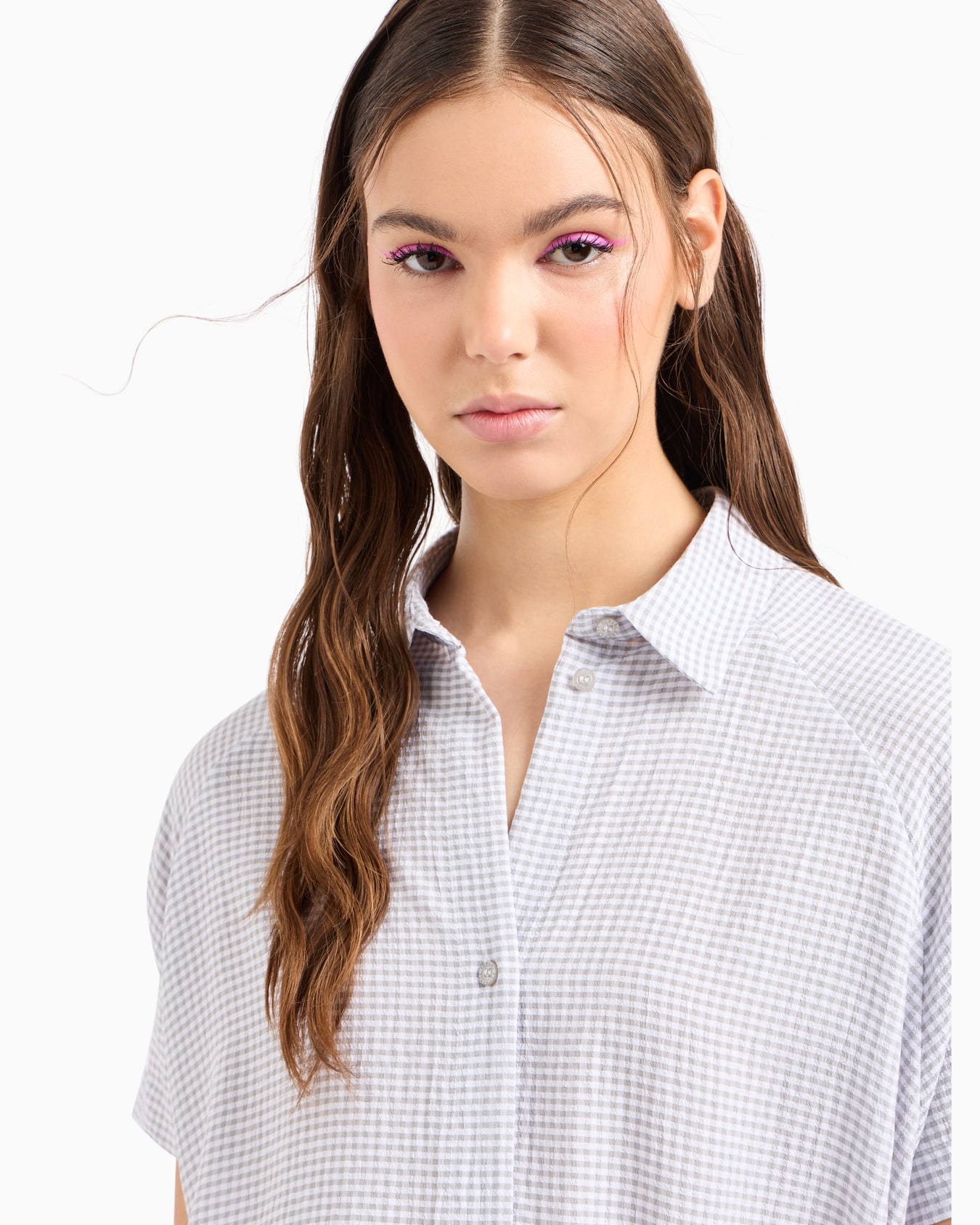 Seersucker pinafore dress Diapositiva 4