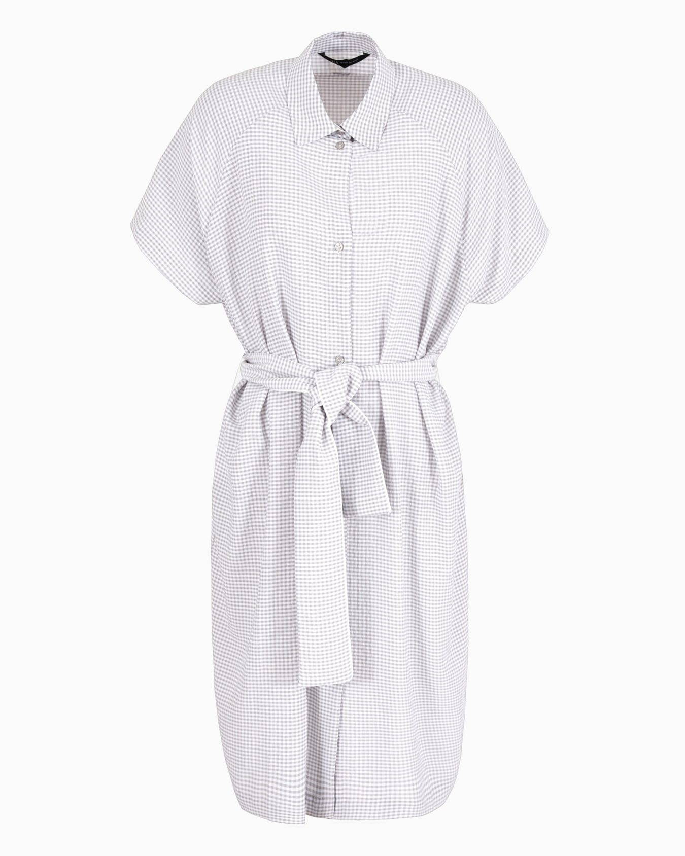 Seersucker pinafore dress Diapositiva 0