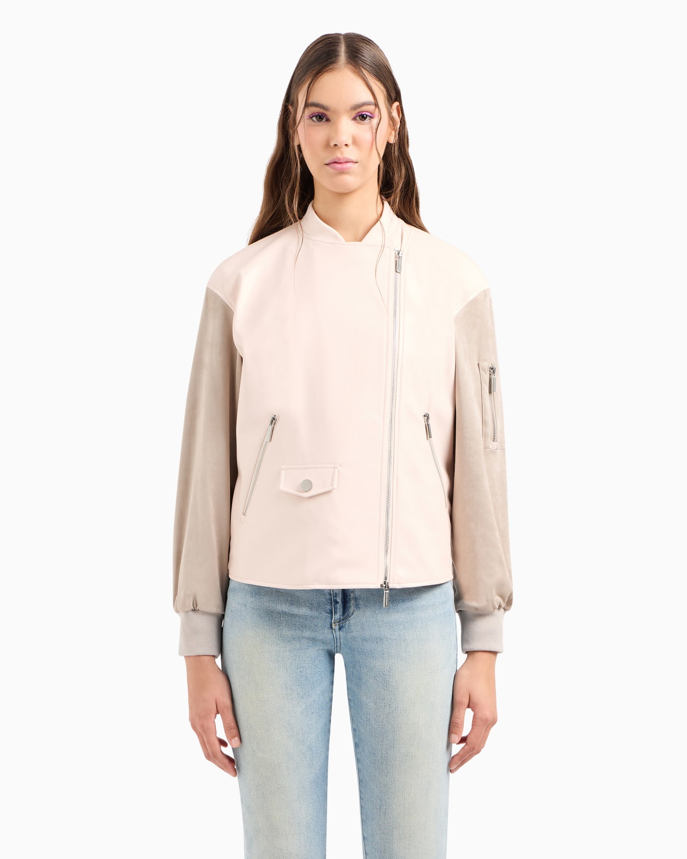 Blouson in coated fabric Diapositiva 1