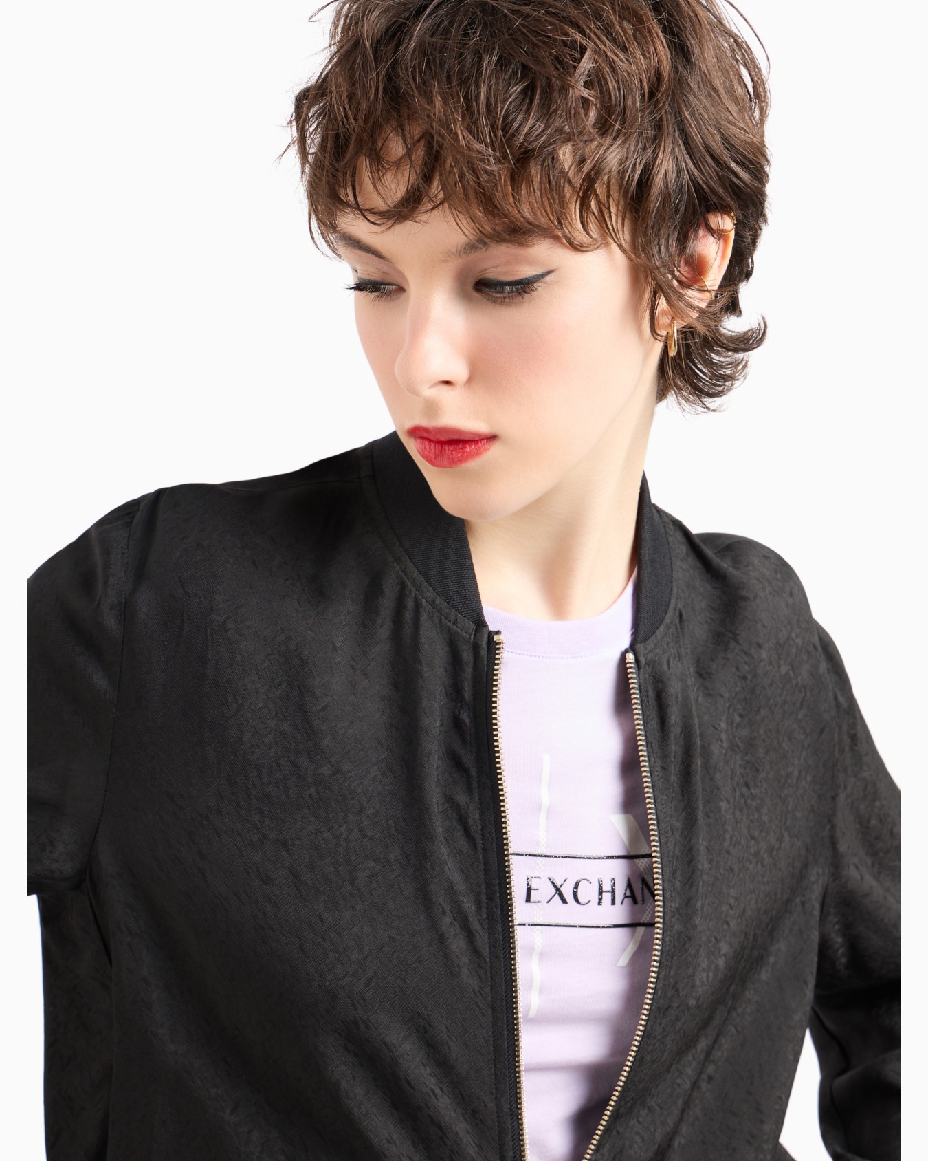 Blouson in coated fabric Diapositiva 4