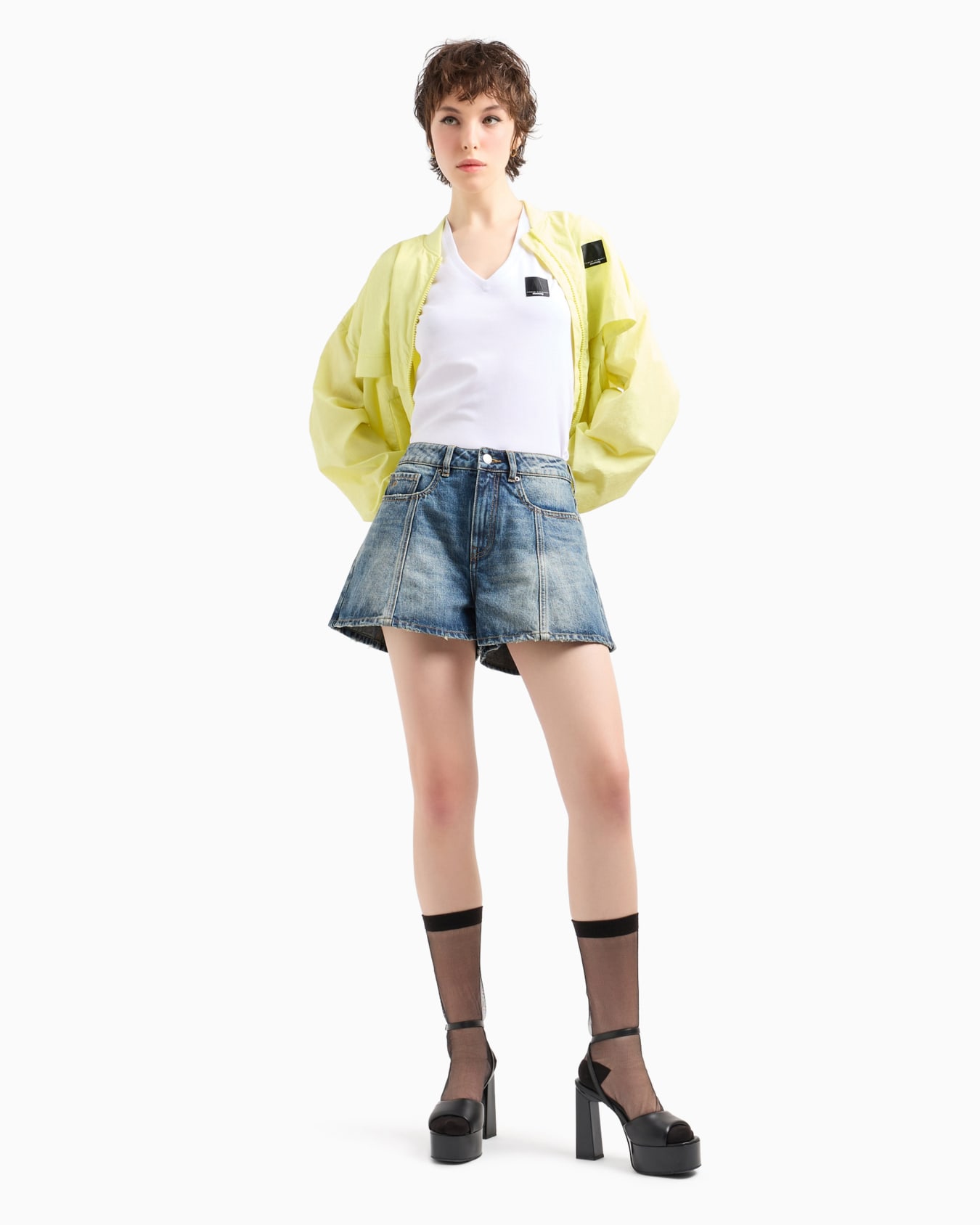 Blouson in coated fabric Slide 3