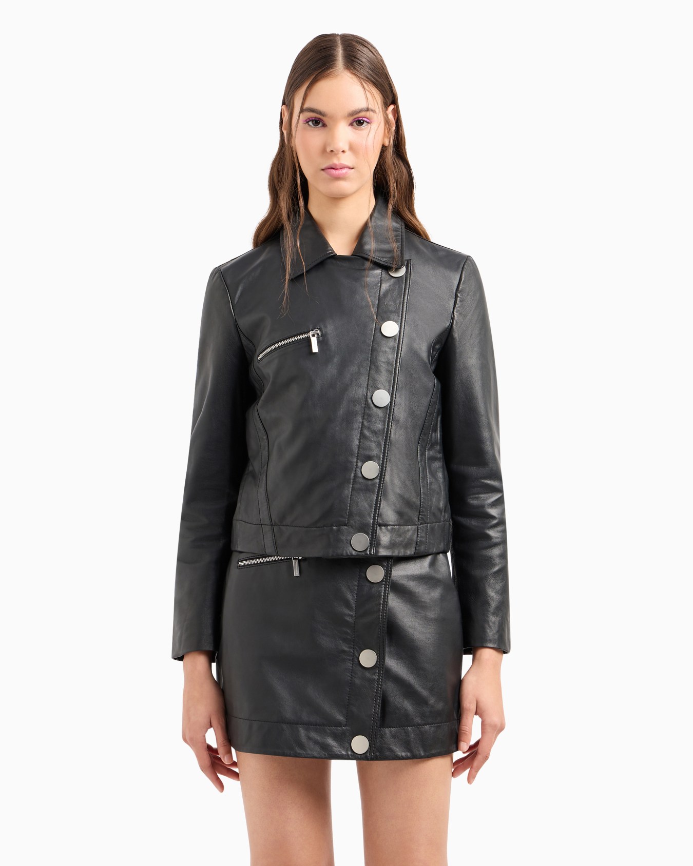 Blouson in coated fabric Diapositiva 1