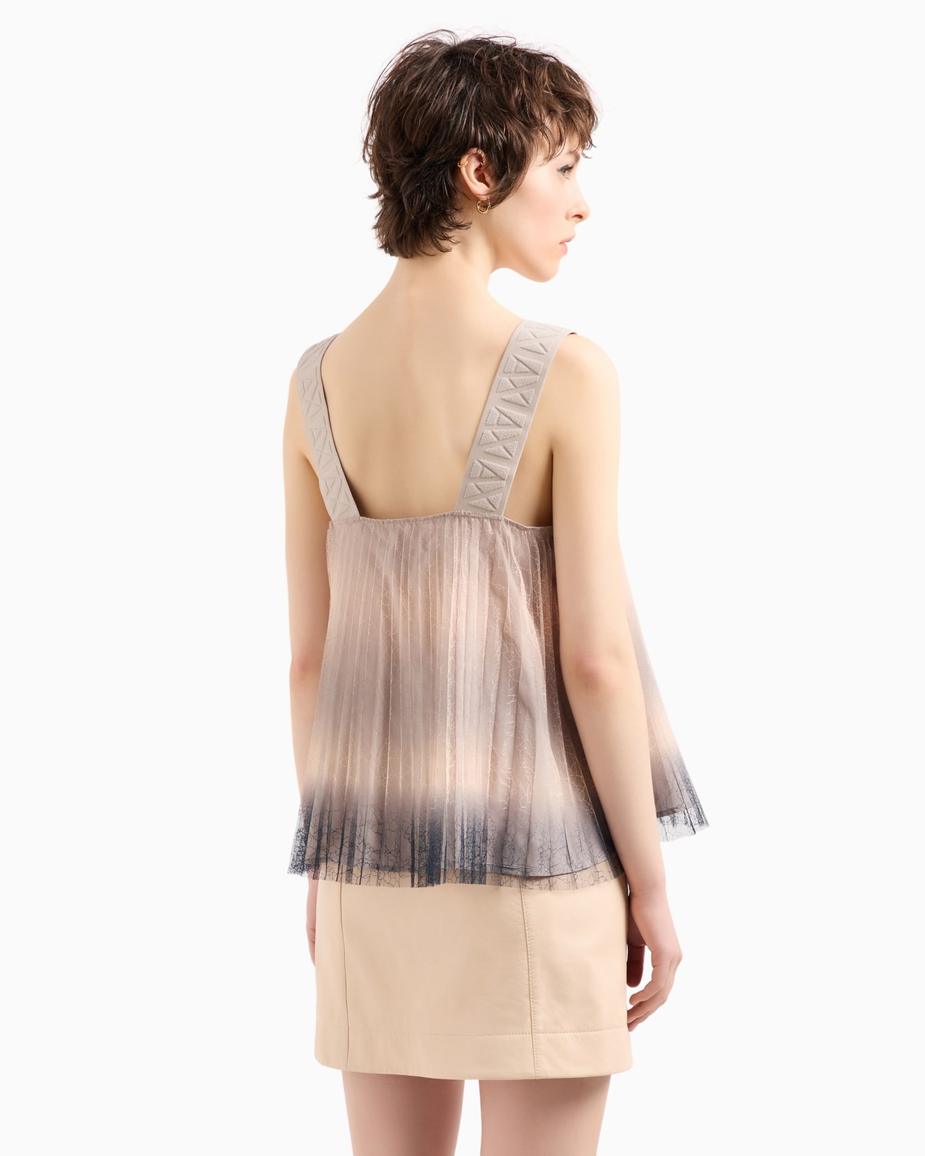 Pleated lace top Diapositiva 2