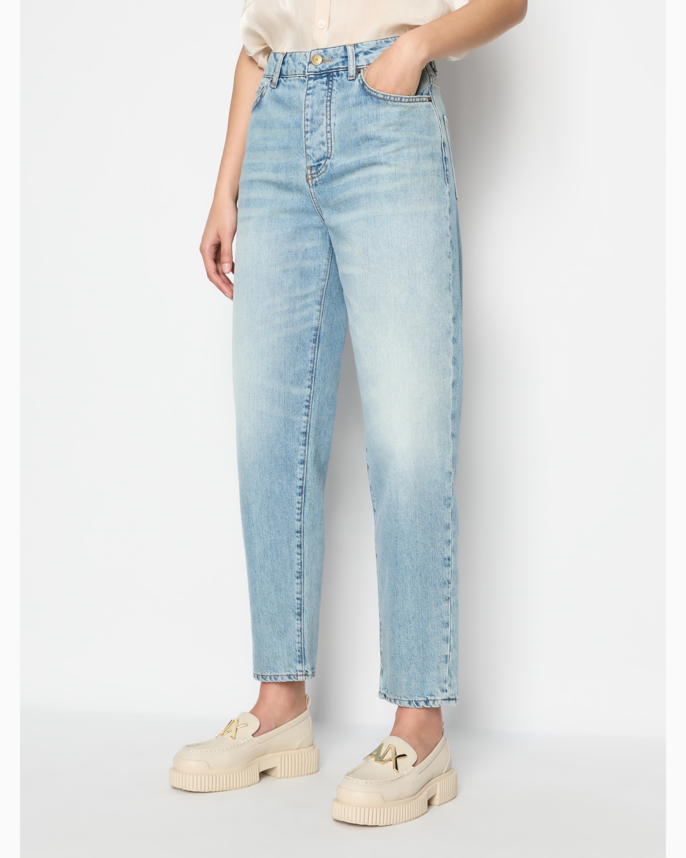J51 carrot fit jeans in comfort cotton denim Diapositiva 1