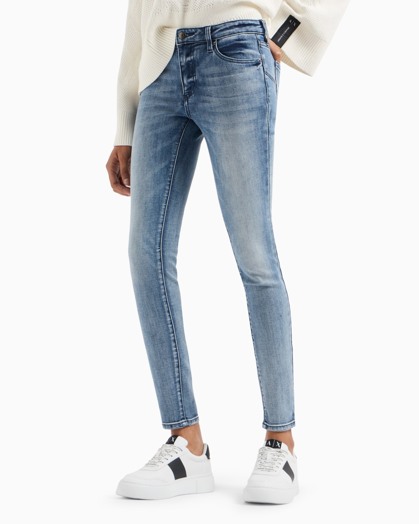 Super skinny fit jeans in stretch denim Diapositiva 1