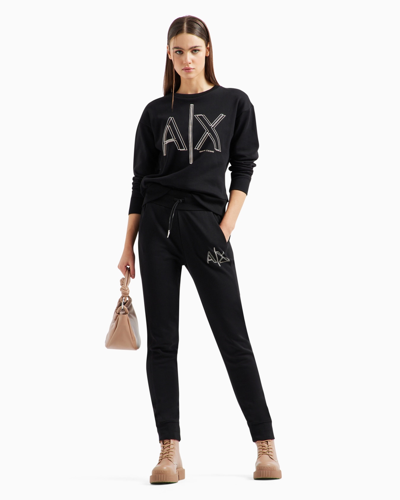 Stretch fabric zip-up hoodie Diapositiva 3