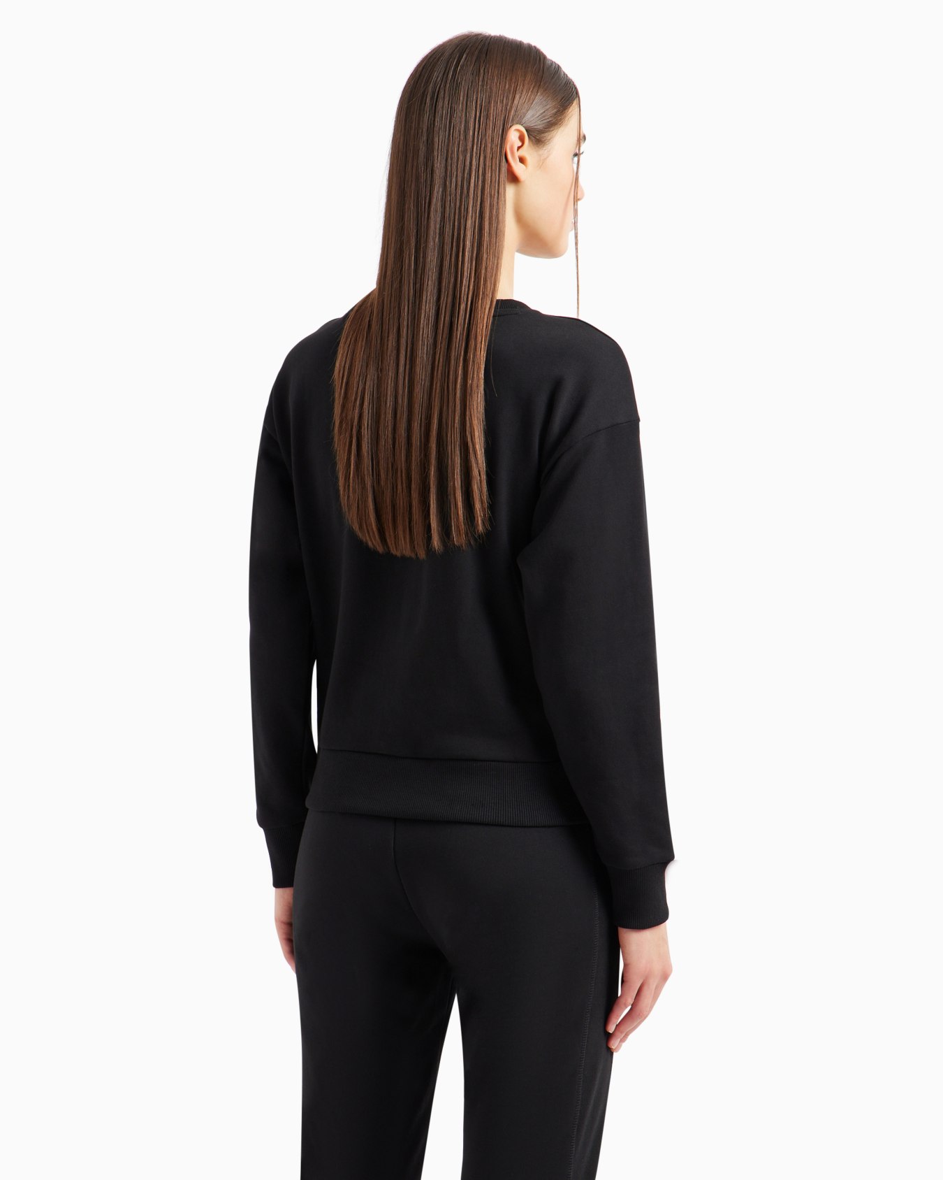 Stretch fabric zip-up hoodie Diapositiva 2