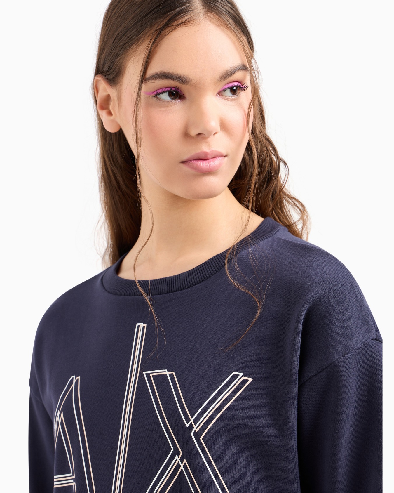 Stretch fabric zip-up hoodie Diapositiva 4
