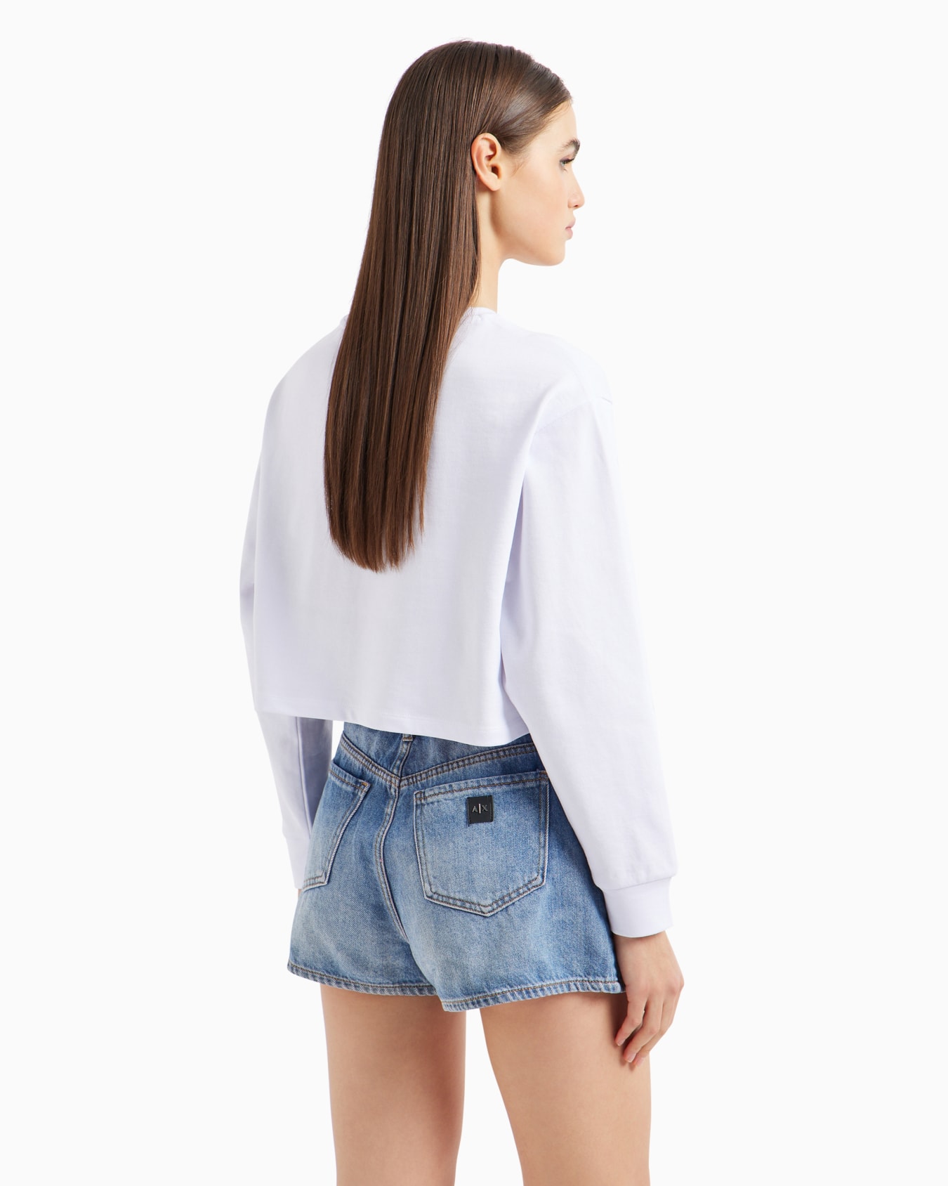 Stretch fabric zip-up hoodie Diapositiva 2