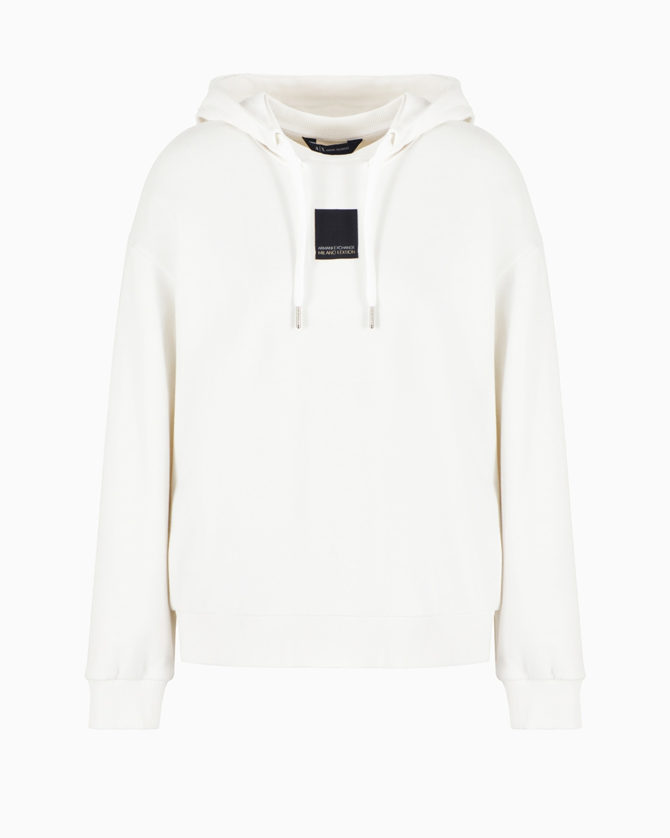 Stretch fabric zip-up hoodie Slide 0