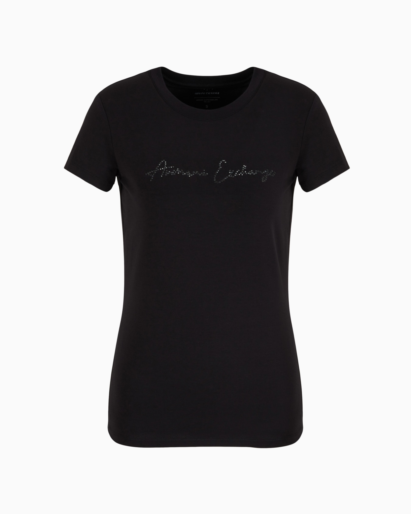 Slim fit T-shirt in stretch cotton jersey Diapositiva 0