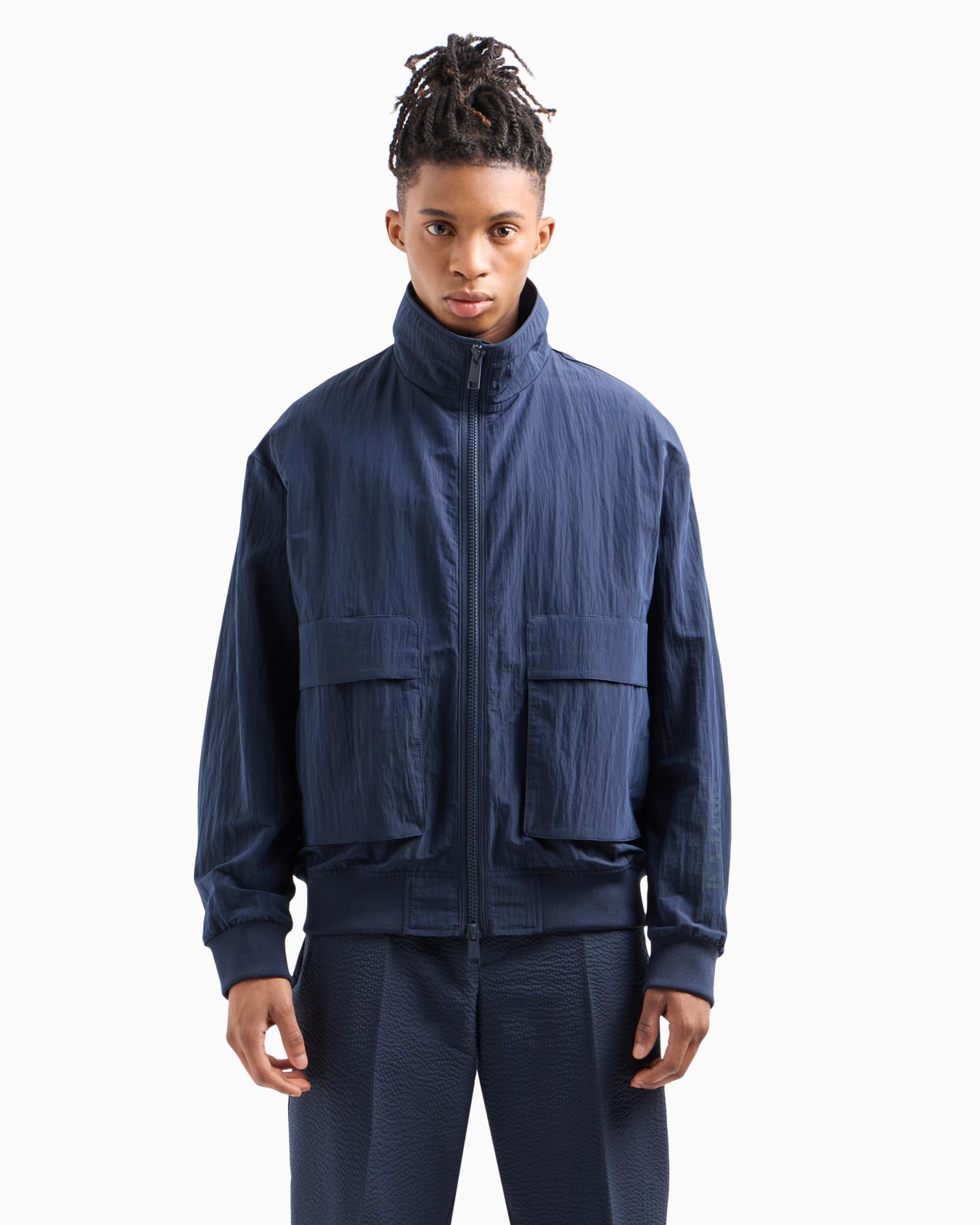 Blouson in coated fabric Diapositiva 1