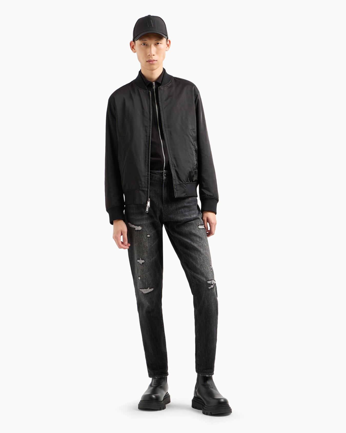 Blouson in coated fabric Diapositiva 3