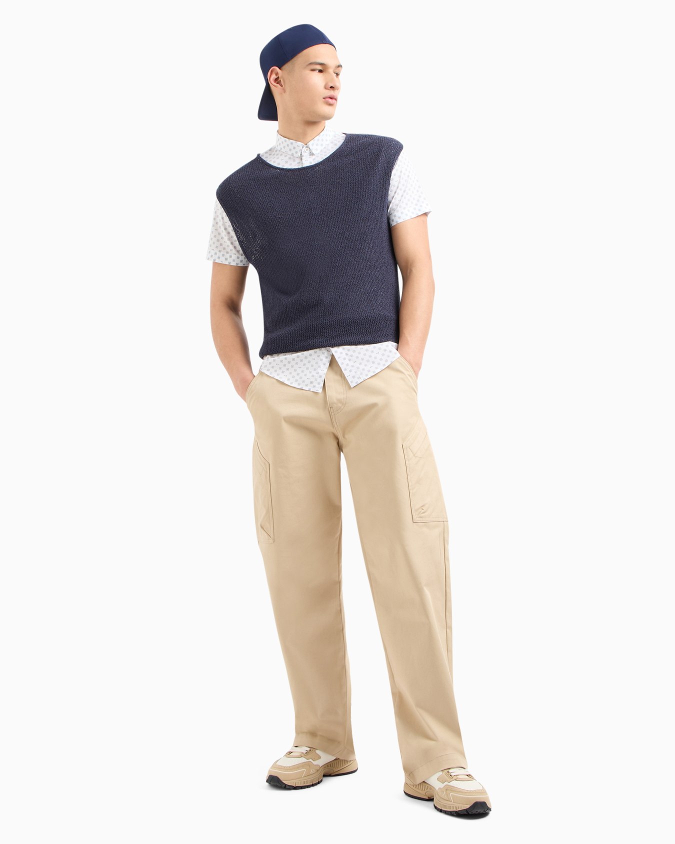 Regular fit cotton shirt Diapositiva 3