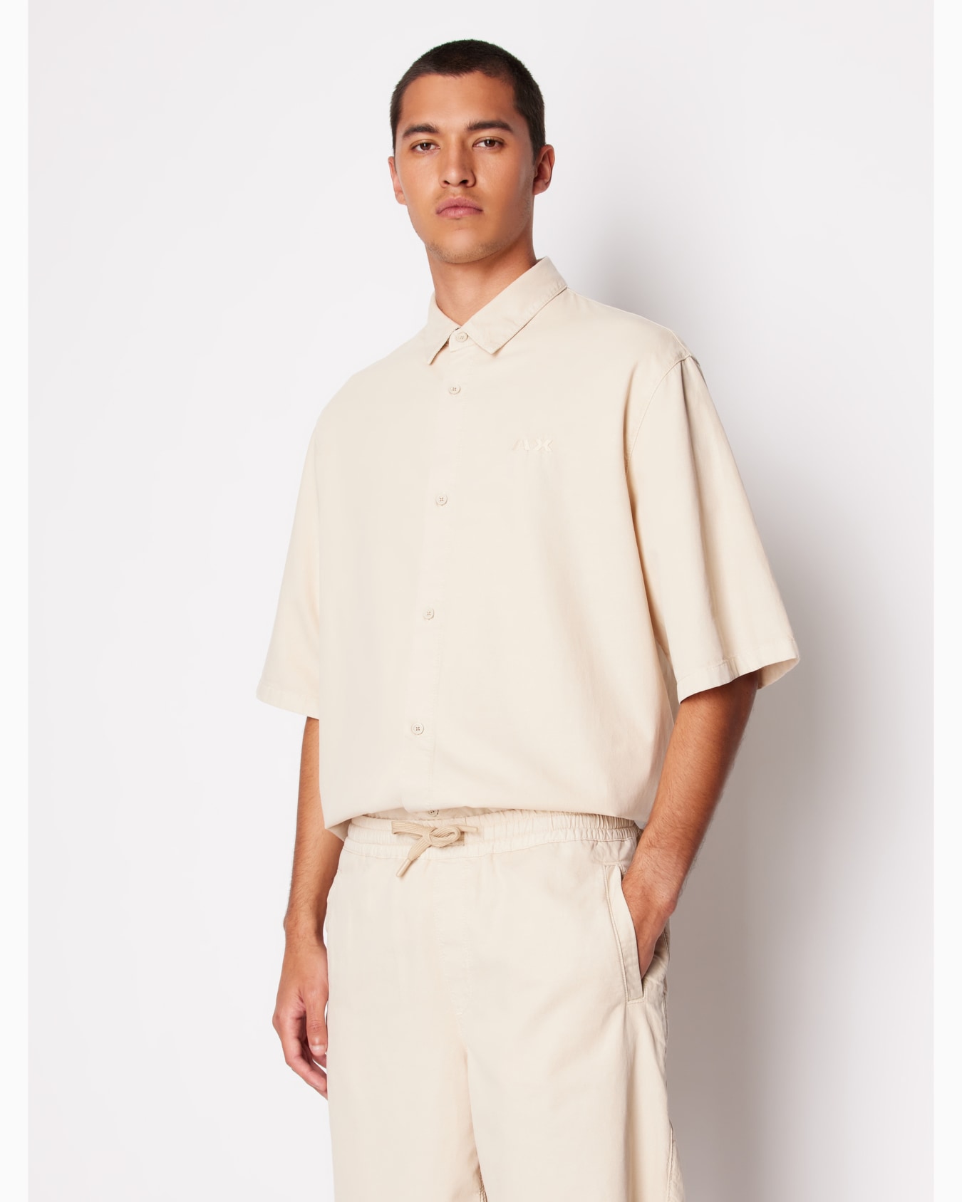 Regular fit cotton shirt Slide 1