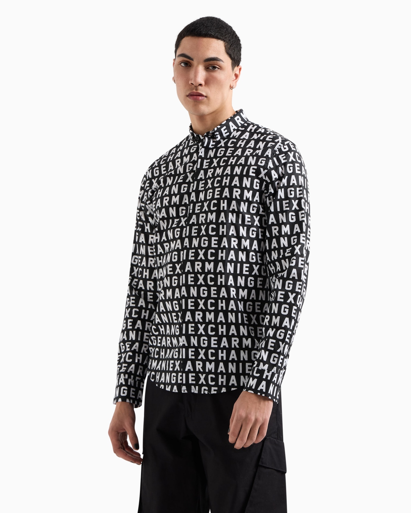Regular fit cotton shirt Diapositiva 1