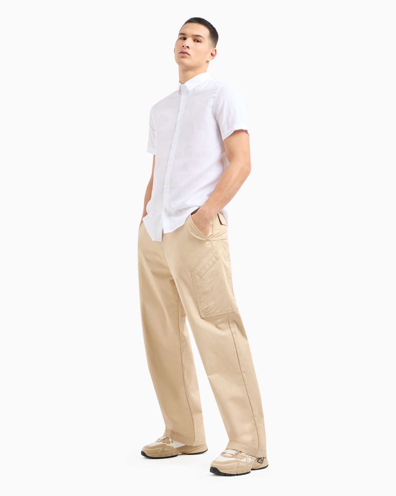 Regular fit cotton shirt Diapositiva 3