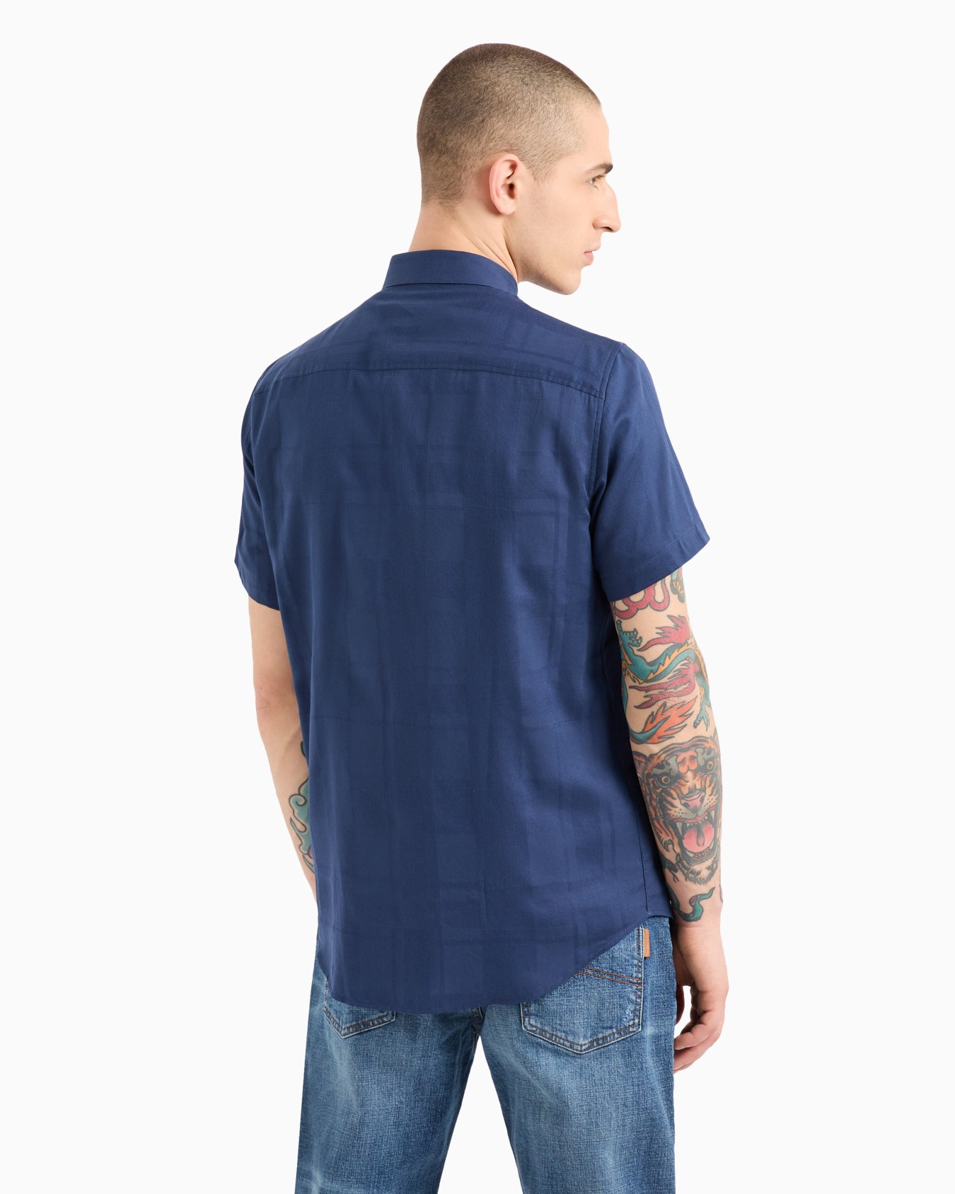 Regular fit cotton shirt Diapositiva 2
