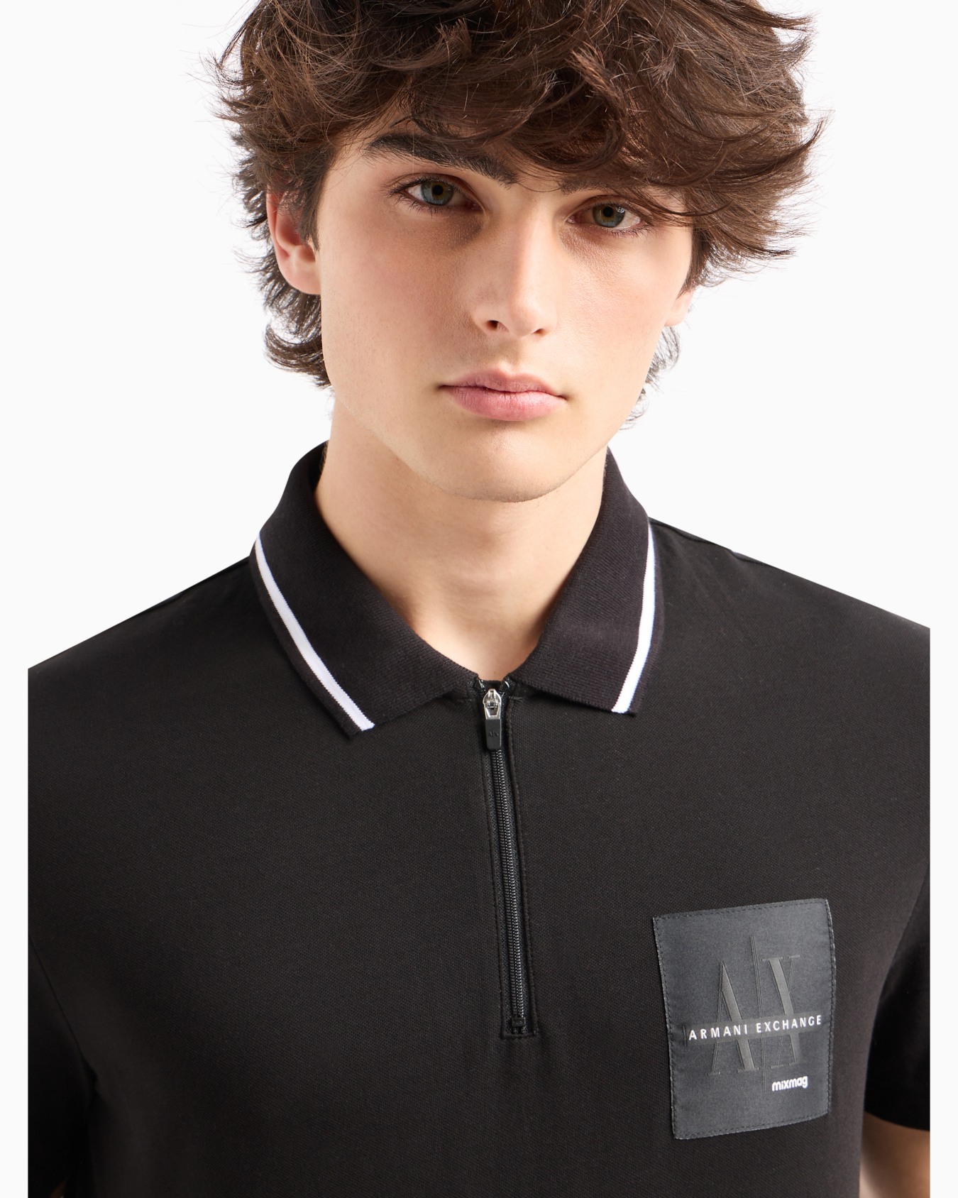 Regular fit polo shirt in ASV organic cotton Diapositiva 4
