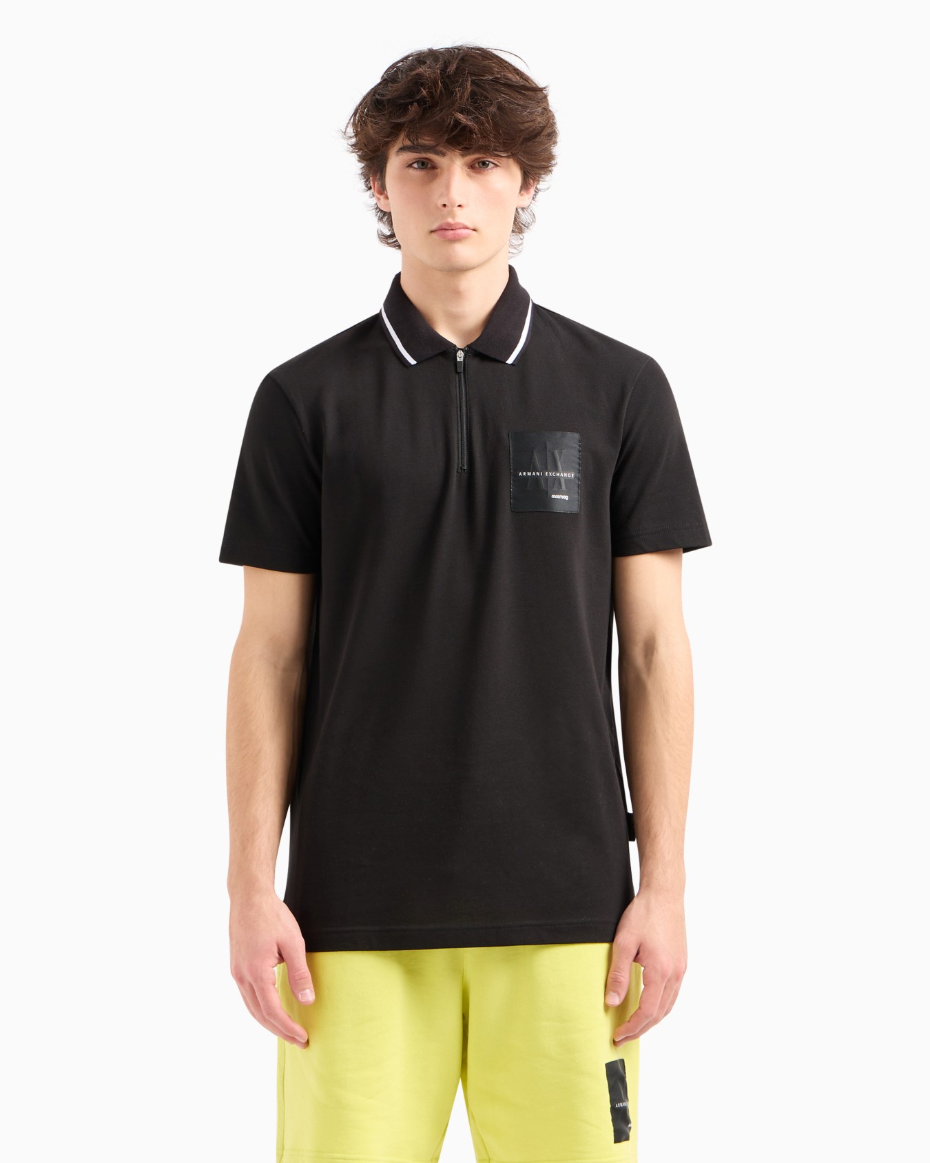 Regular fit polo shirt in ASV organic cotton Diapositiva 1