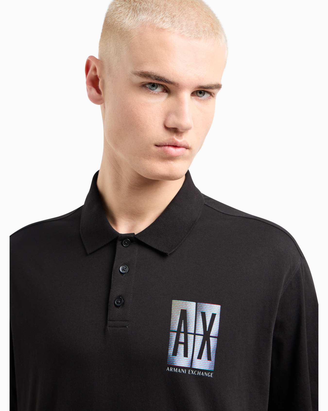 Loose fit polo shirt in ASV organic cotton Diapositiva 4