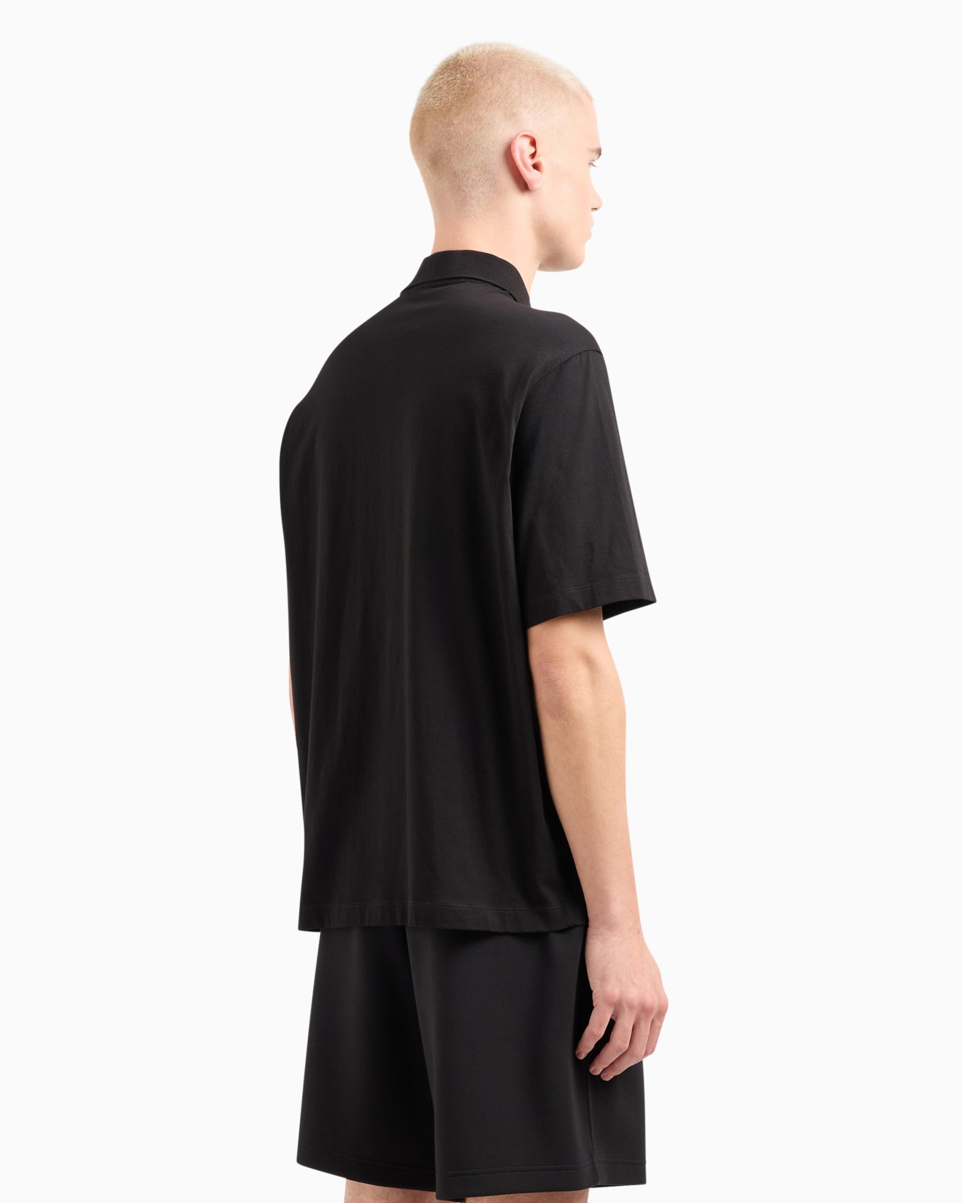 Loose fit polo shirt in ASV organic cotton Diapositiva 2