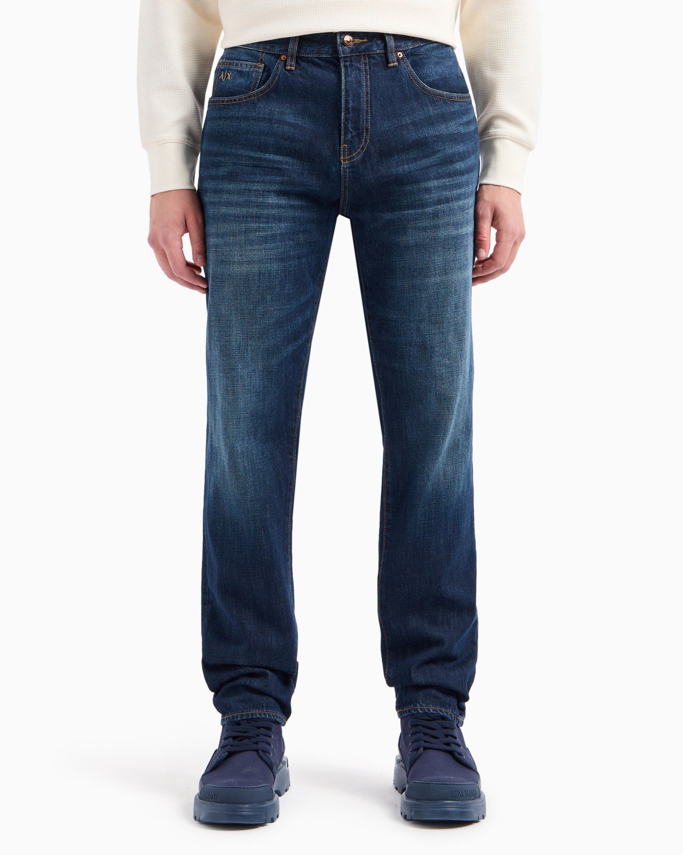 J13 slim fit jeans in indigo denim Diapositiva 1