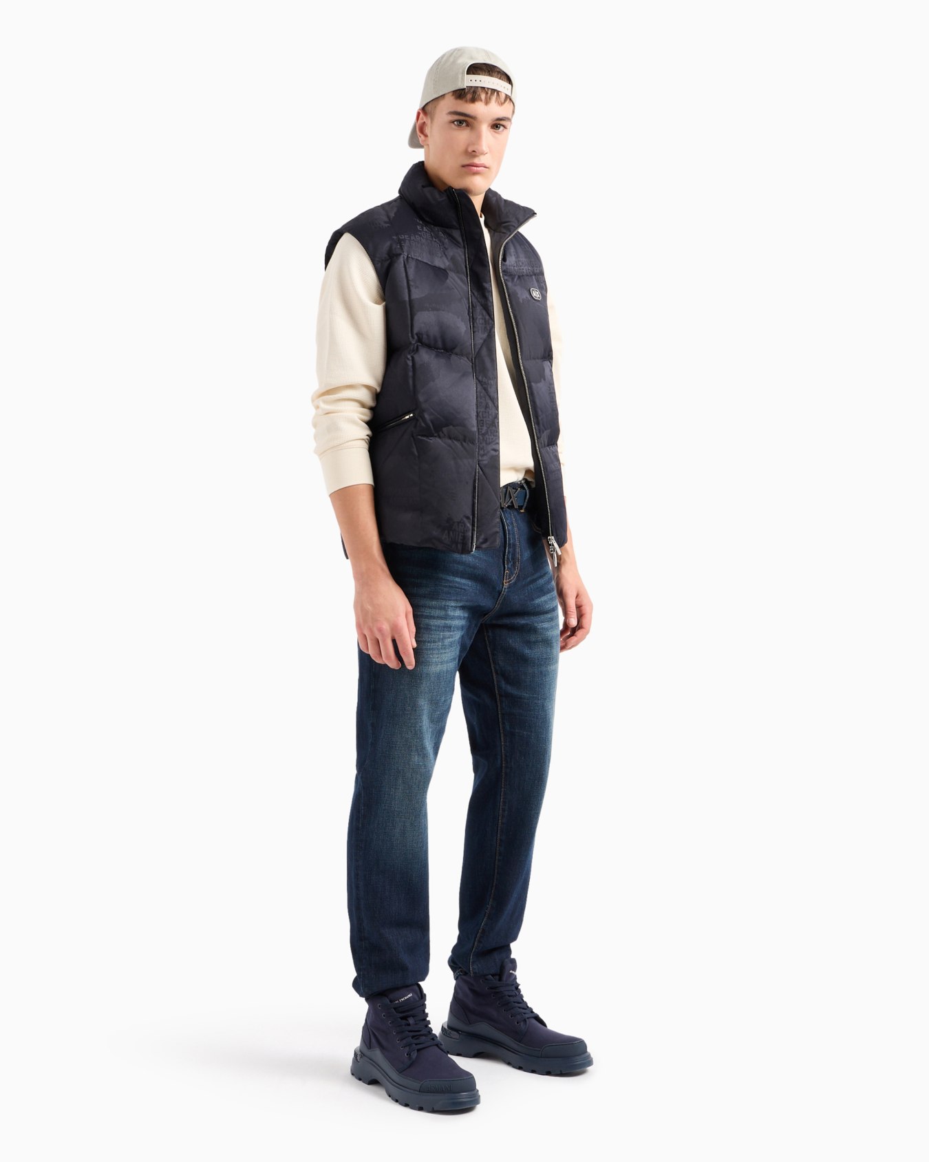J13 slim fit jeans in indigo denim Diapositiva 3