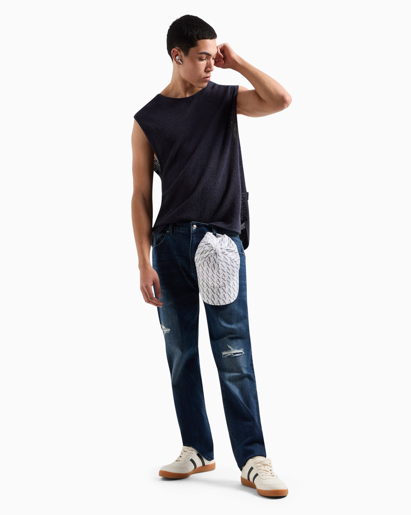 J13 slim fit jeans in indigo denim Diapositiva 3