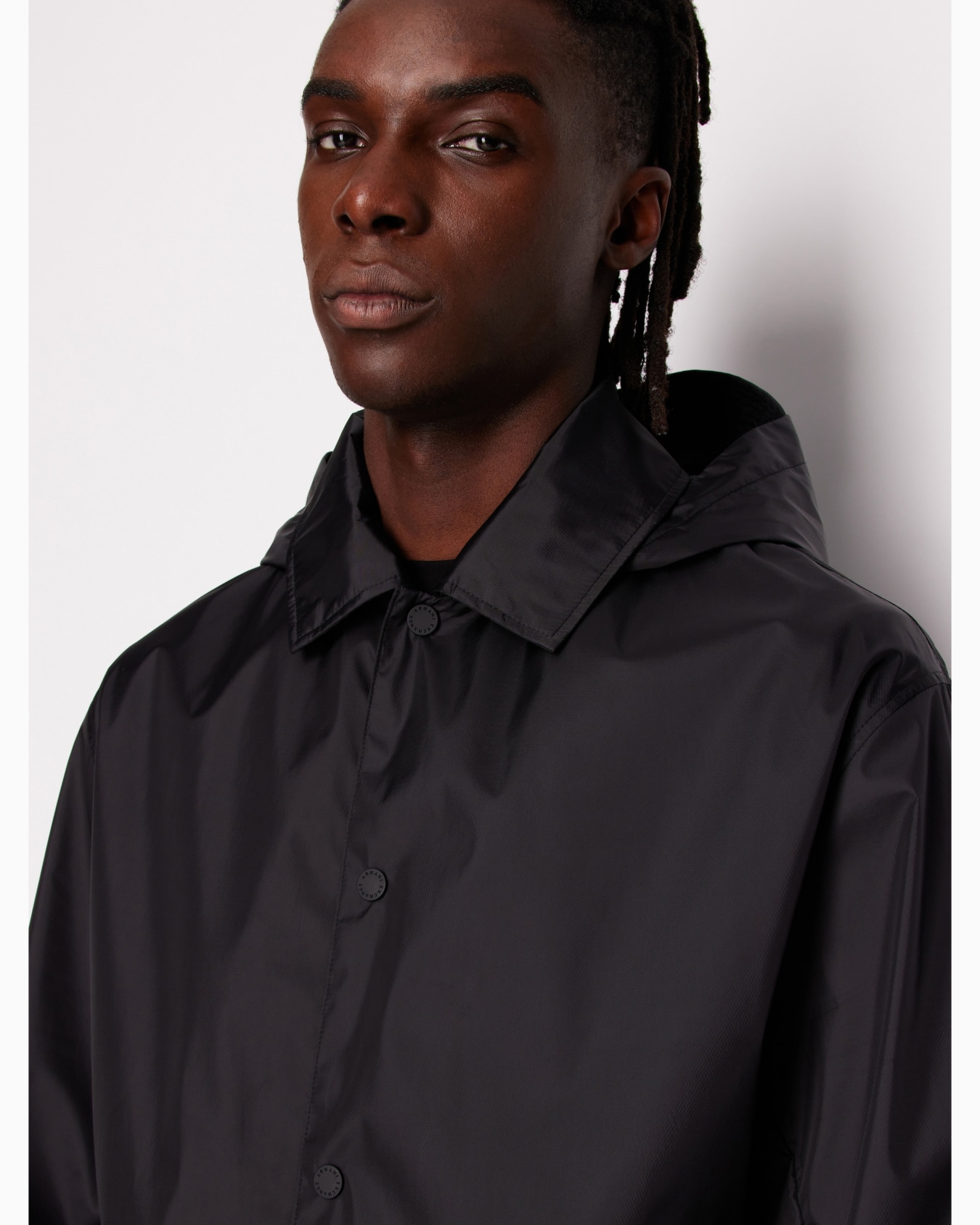 Non-woven windbreaker with hood and hook Diapositiva 4