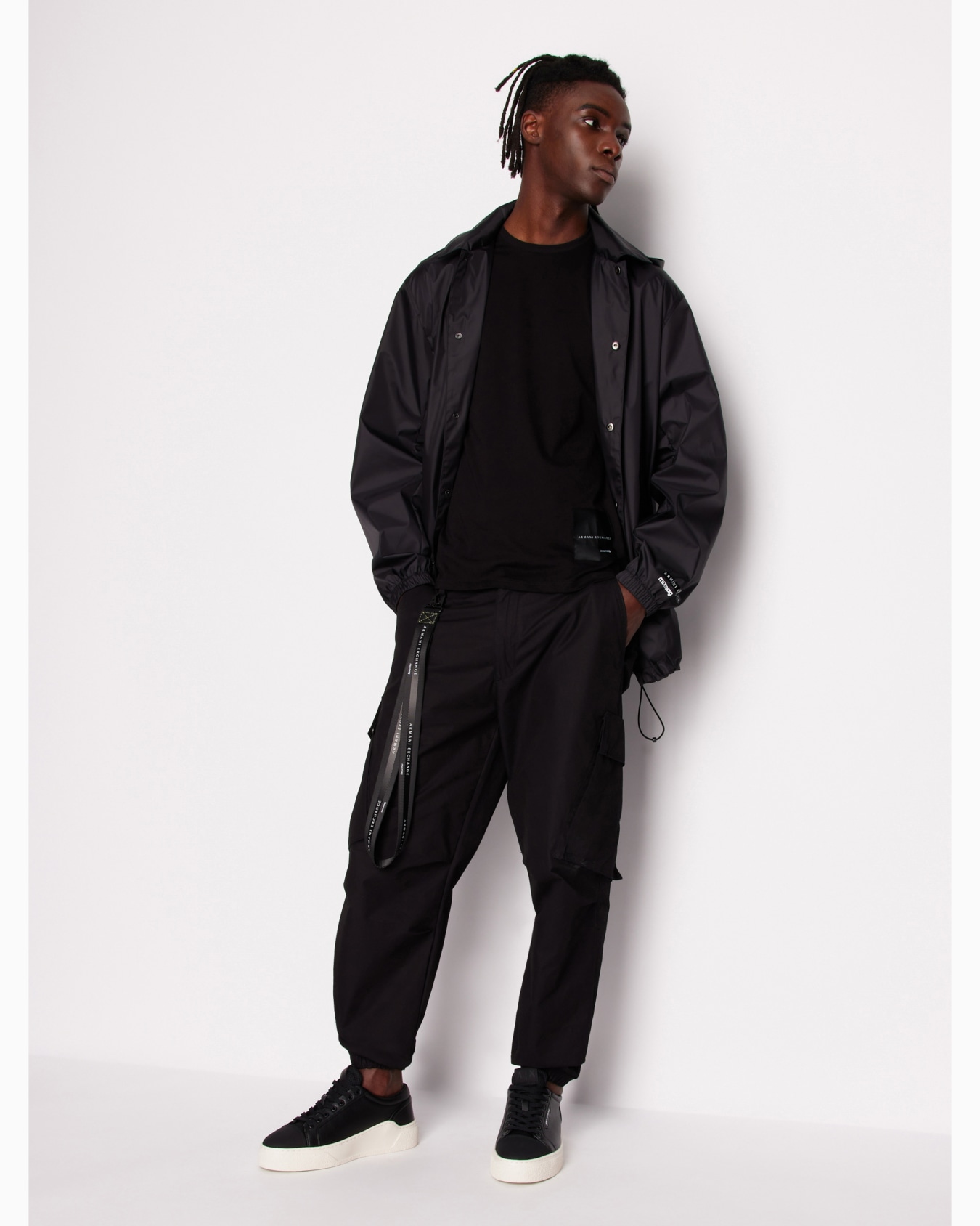 Non-woven windbreaker with hood and hook Diapositiva 3