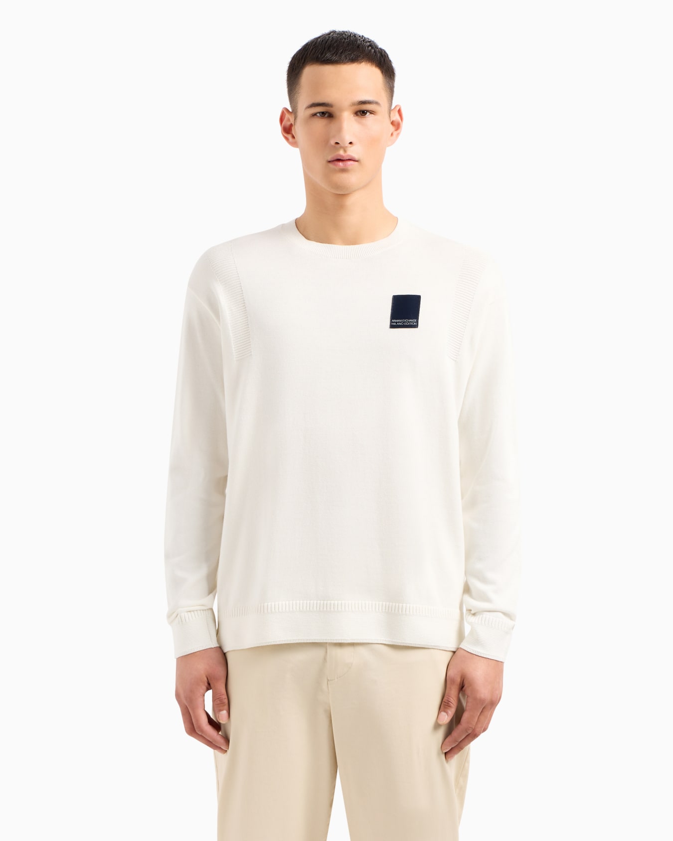  Boucle crew neck sweater Diapositiva 1